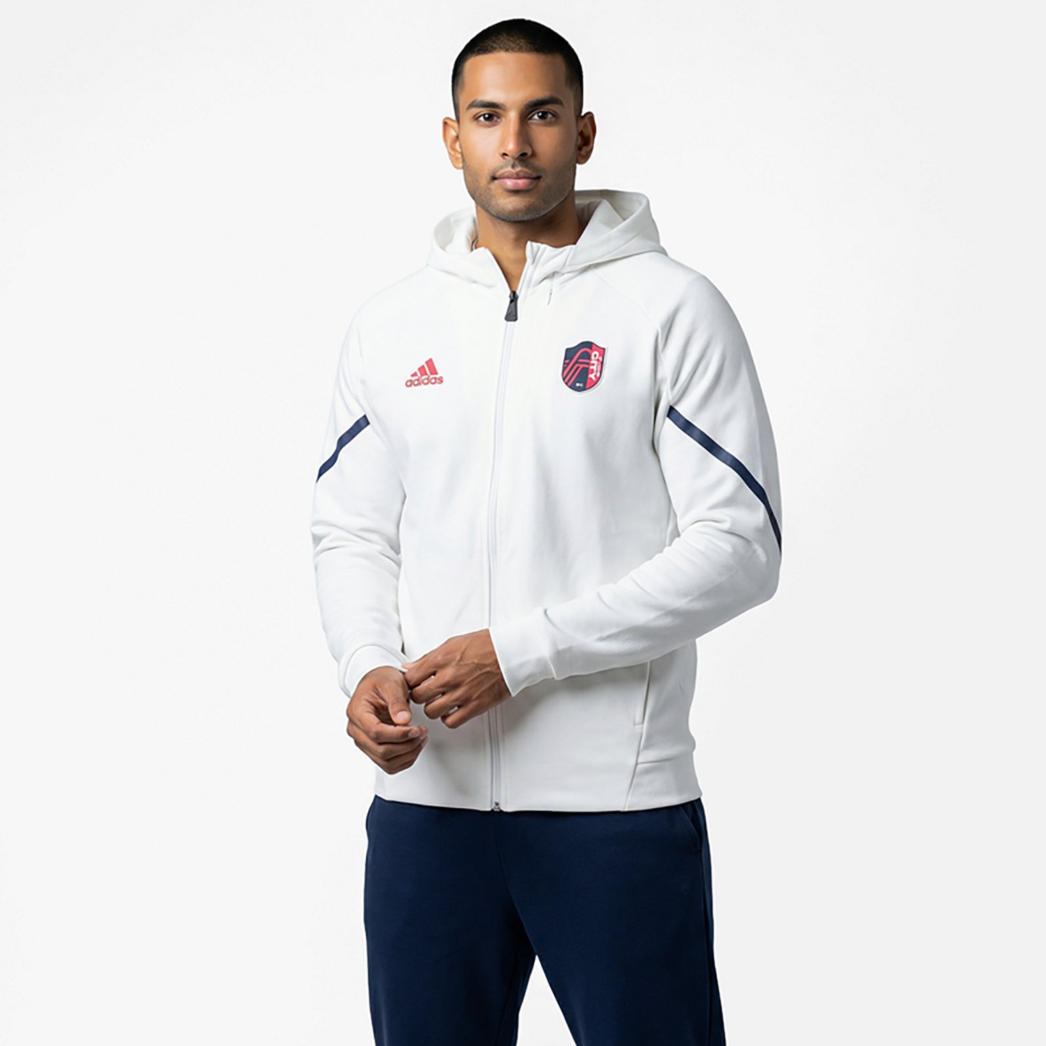 adidas Men's St. Louis City SC Anthem Jacket - view number 2