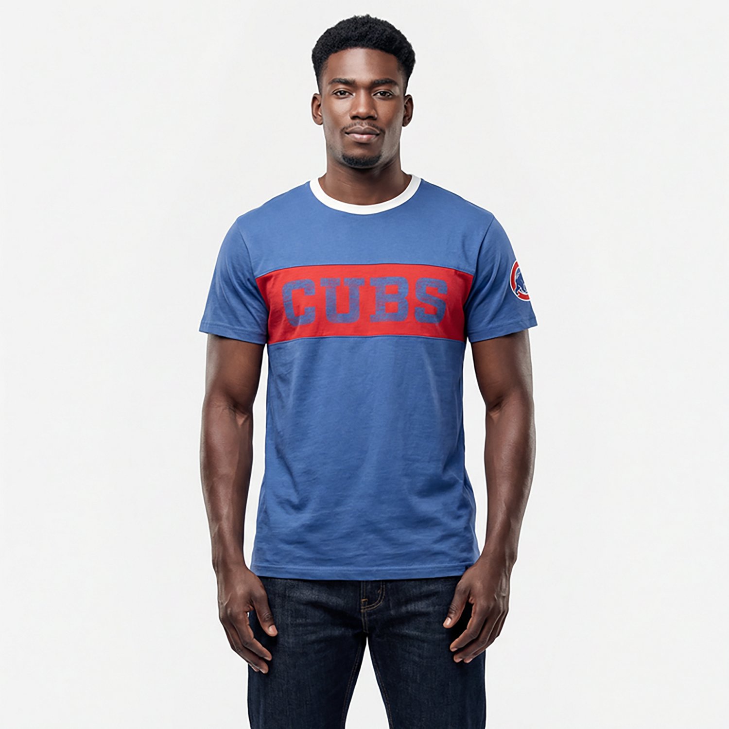 '47 Men's Chicago Cubs Vintage Double Header Closer Parker T-shirt