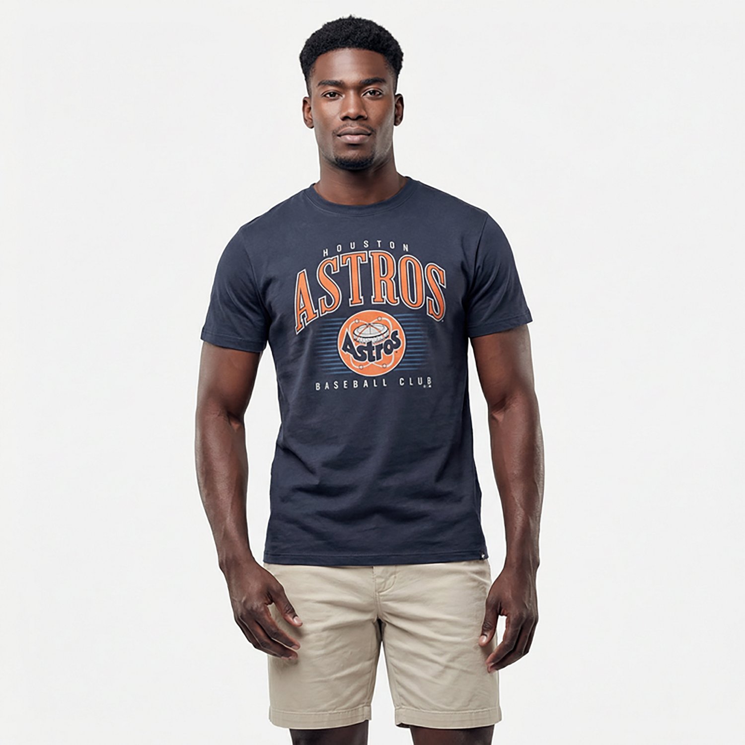'47 Men's Houston Astros Double Header Franklin T-shirt - view number 2