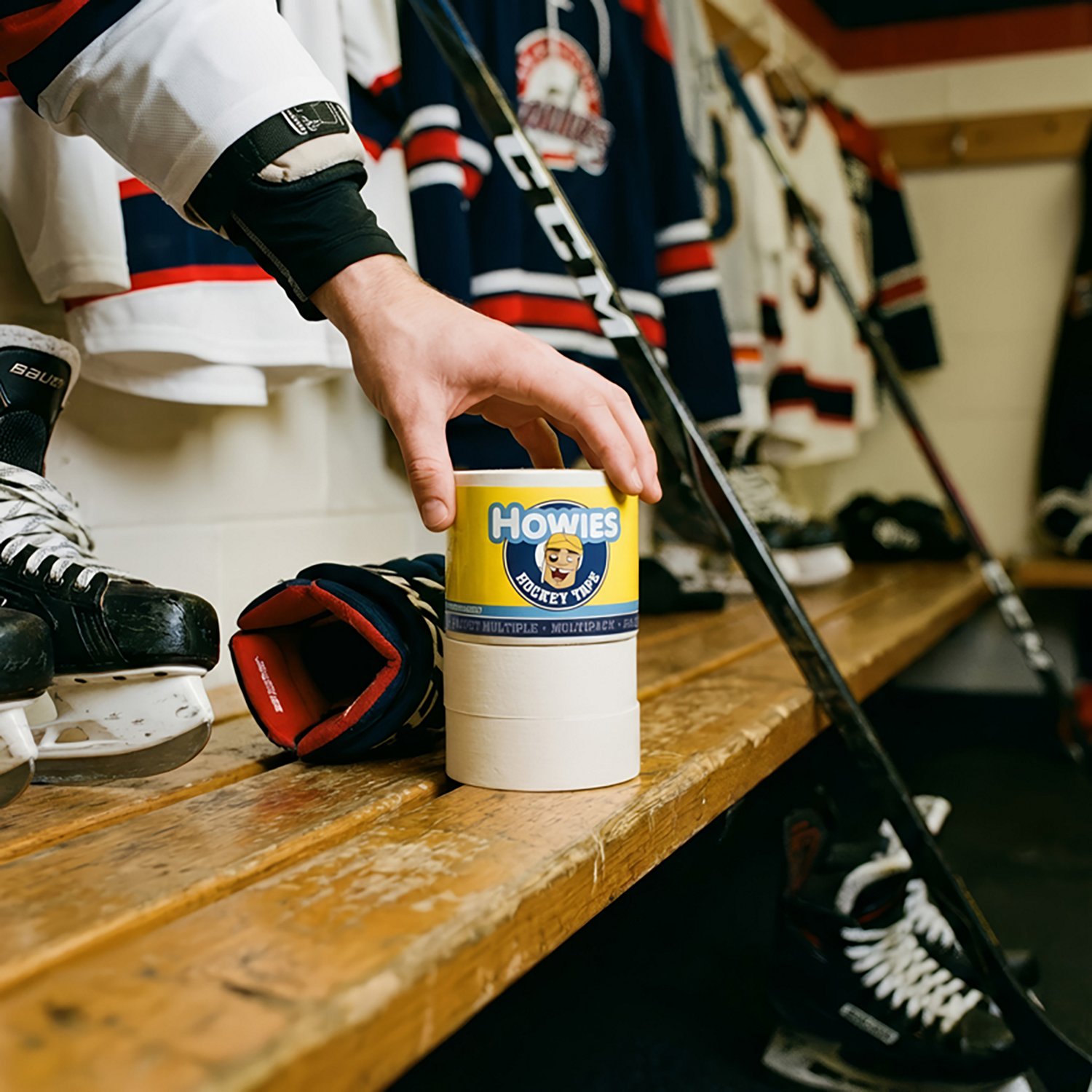 Howies Hockey Tape Wrapped 1 in x 20 yd 5-Pack - view number 2