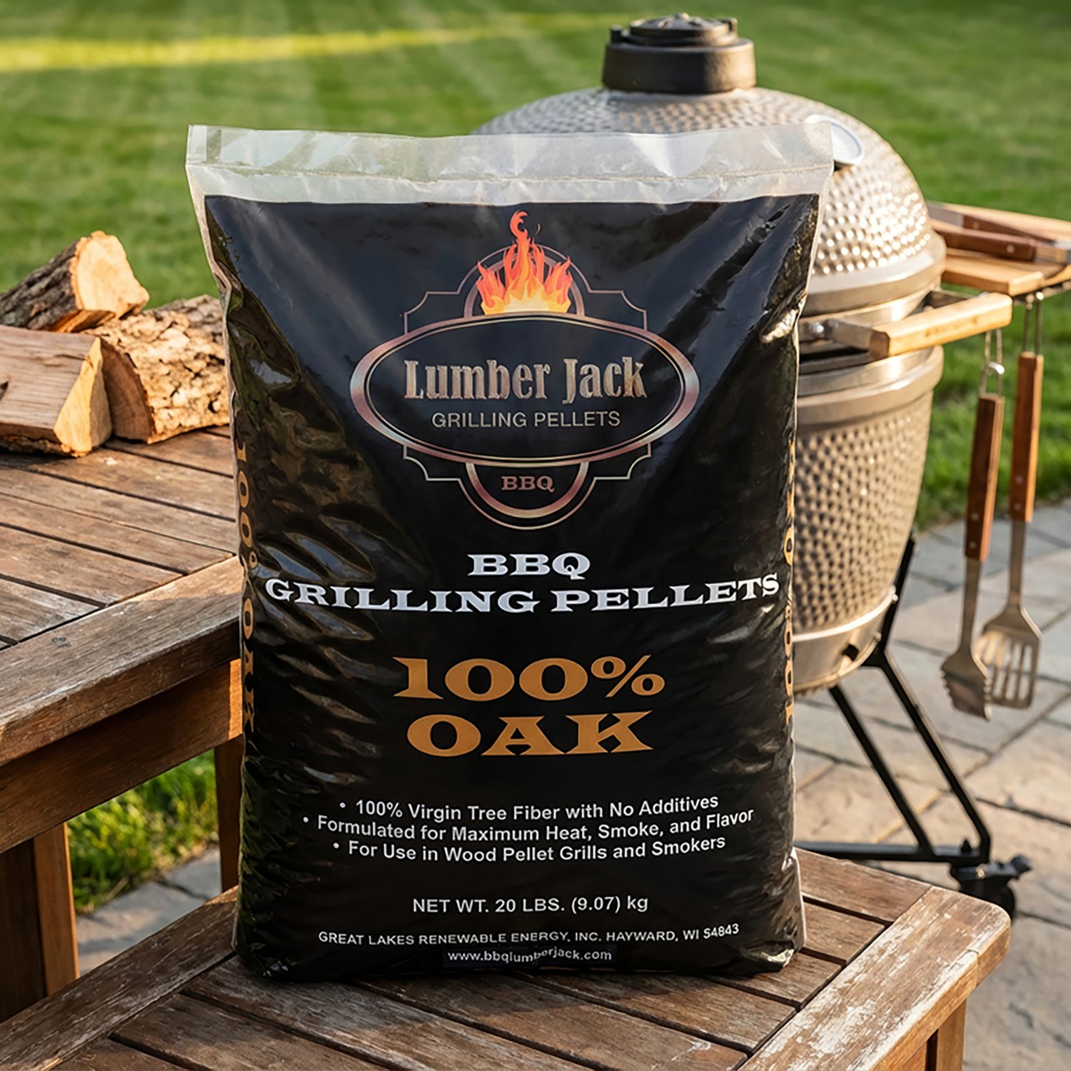 Lumber Jack BBQ 100% Oak Pellets 20lb                                                                                            - view number 2