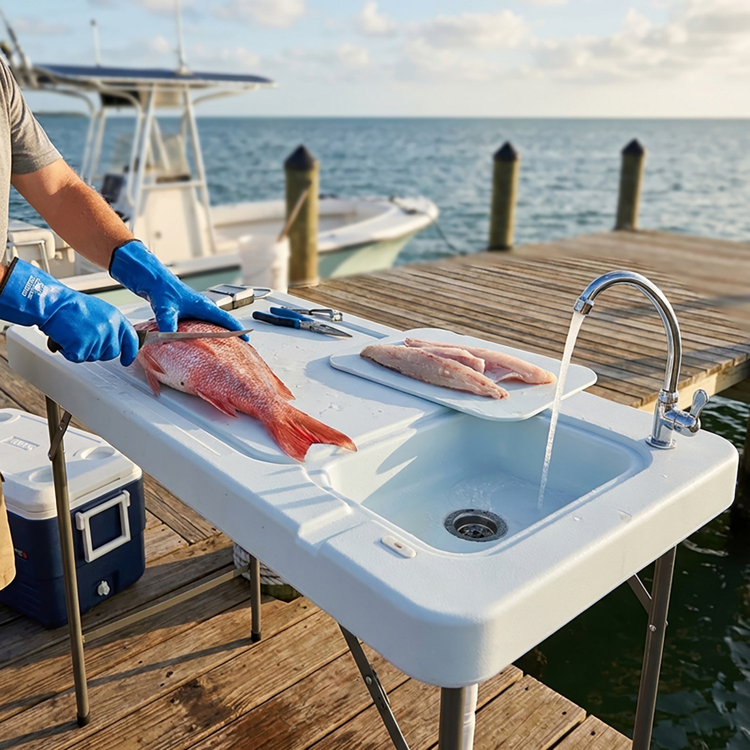 H20X Standard Fillet Table with Sink - view number 8