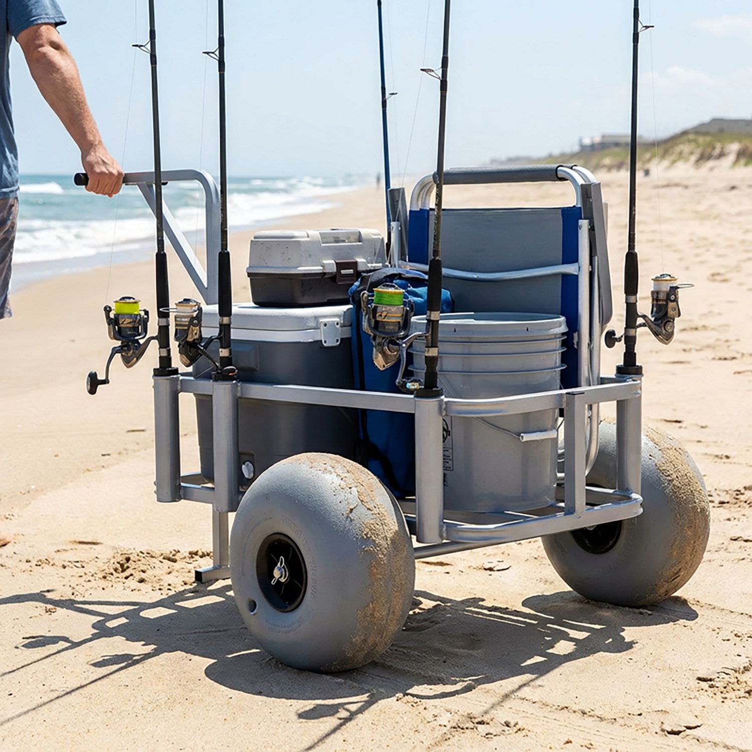 H2OX Beach Cart With Balloon Tires - view number 5
