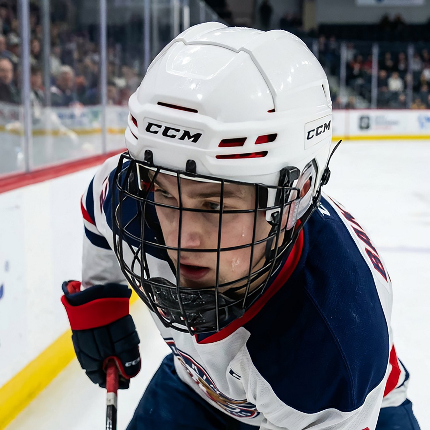 CCM Senior Tacks 70 Combo Hockey Helmet                                                                                          - view number 6