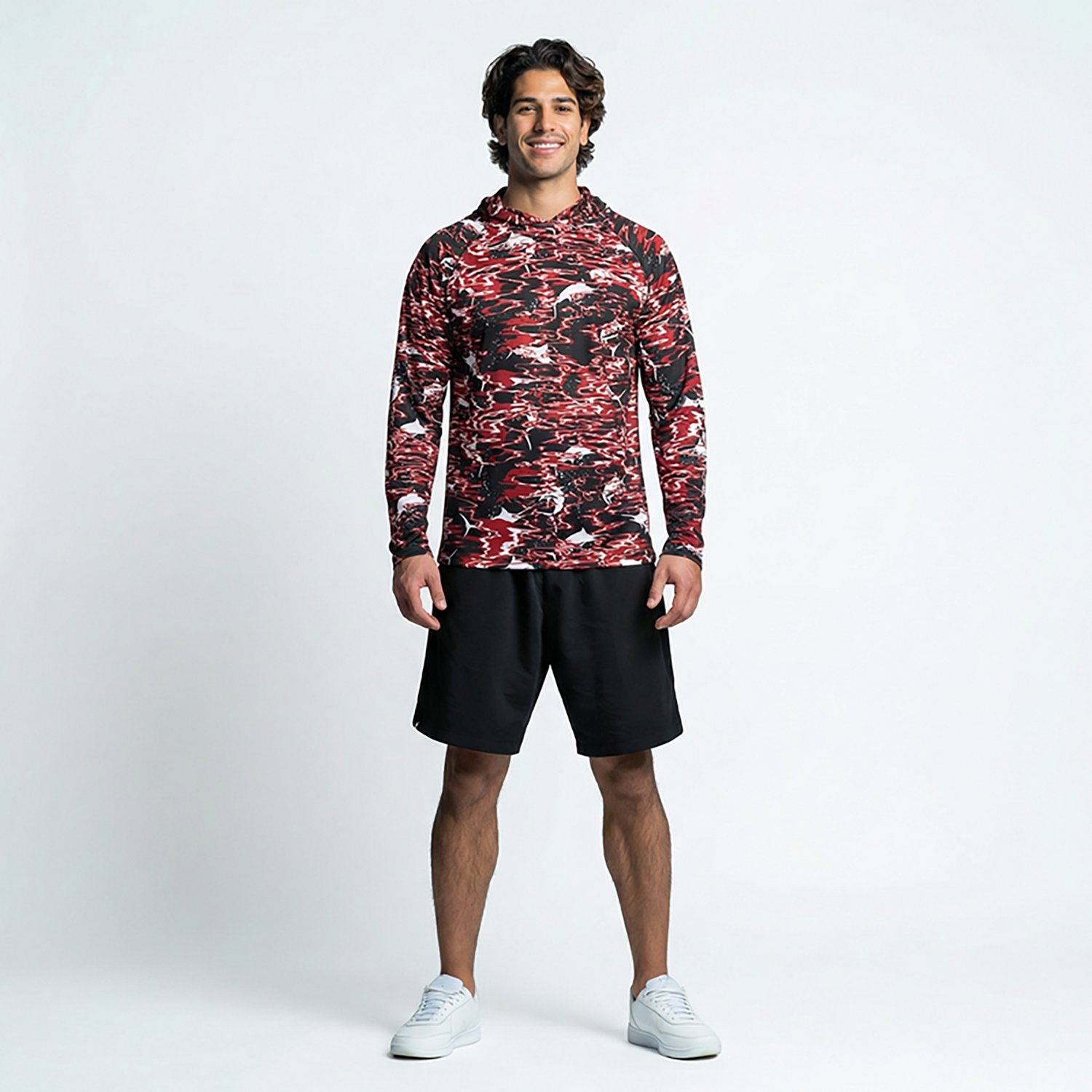 Columbia Sportswear Men's University of Arkansas Rippled Super Terminal Tackle Hoodie