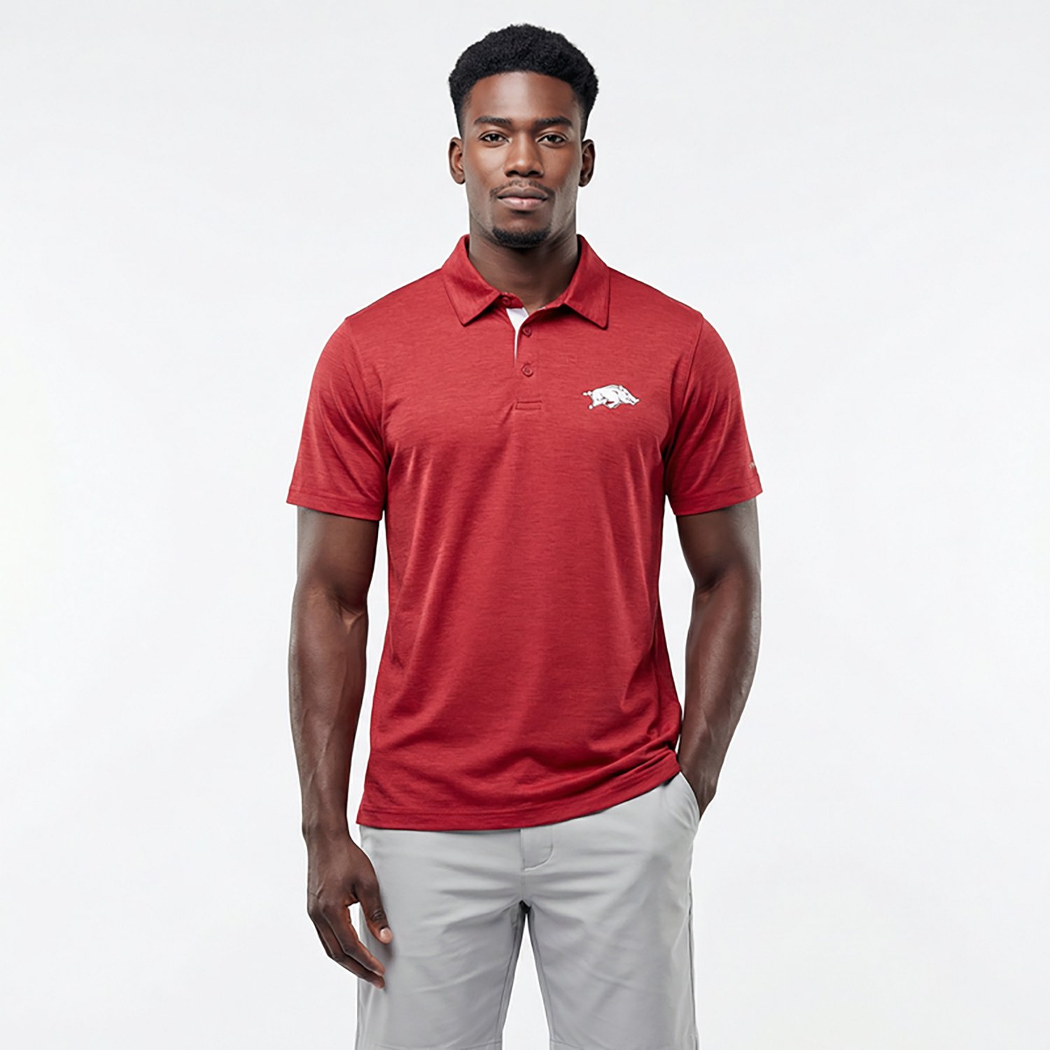 Columbia Sportswear Men's University of Arkansas Tech Trail Polo - view number 5