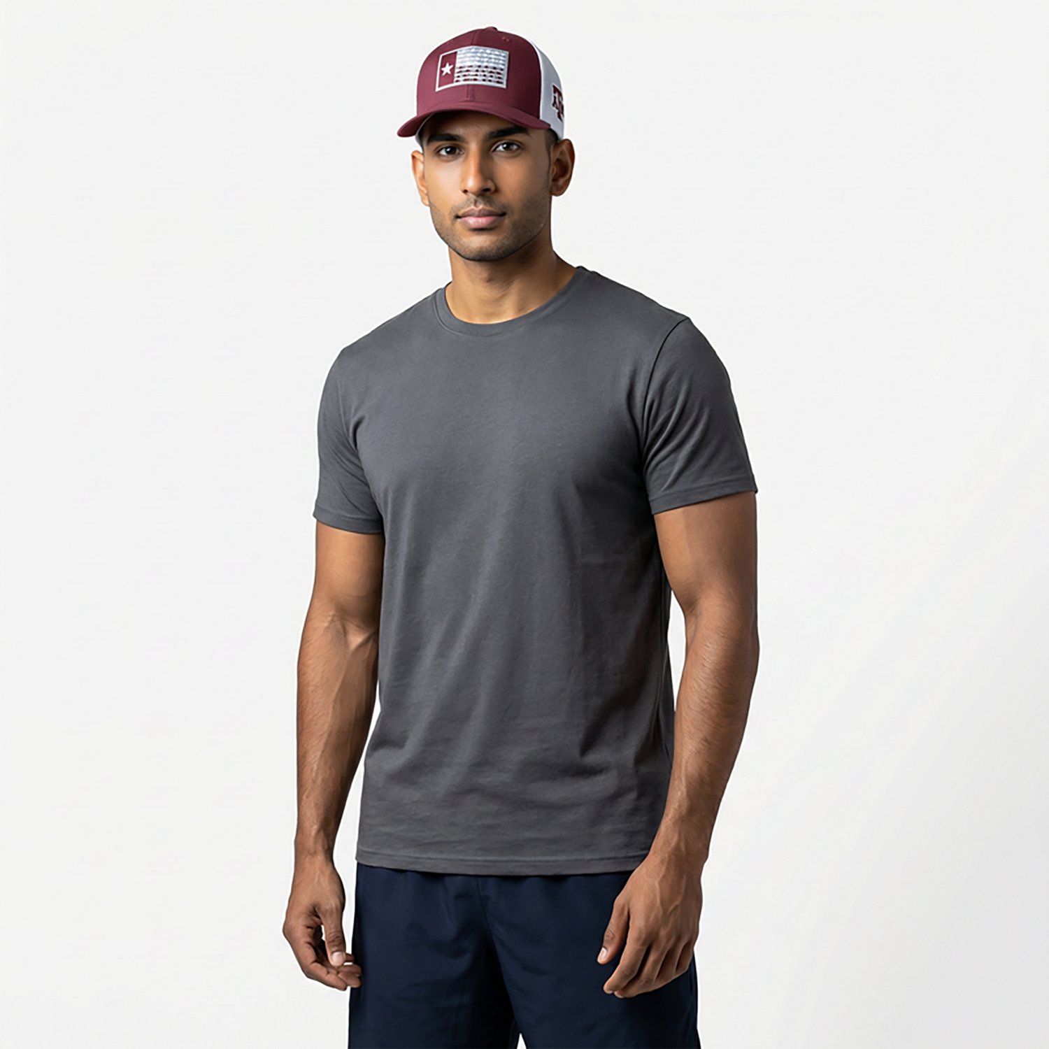 Columbia Sportswear Men's Texas A&M University PFG Mesh Fish Flag Ball Cap - view number 2