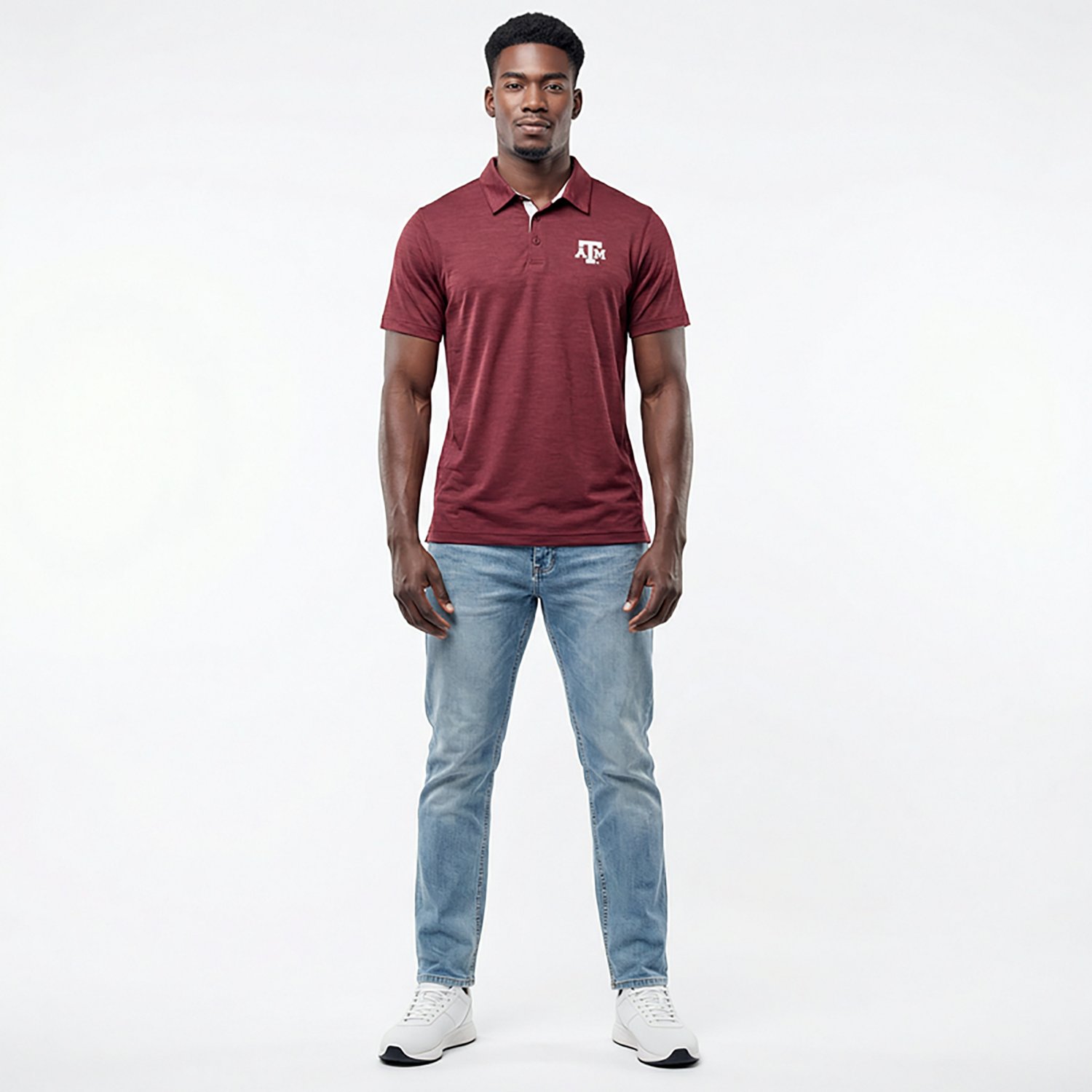 Columbia Sportswear Men's Texas A&M University Tech Trail Polo                                                                   - view number 4