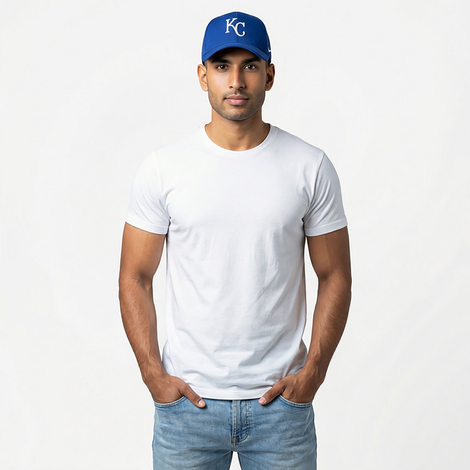 Nike Men's Kansas City Royals Club Evergreen Structured Adjustable Cap - view number 2