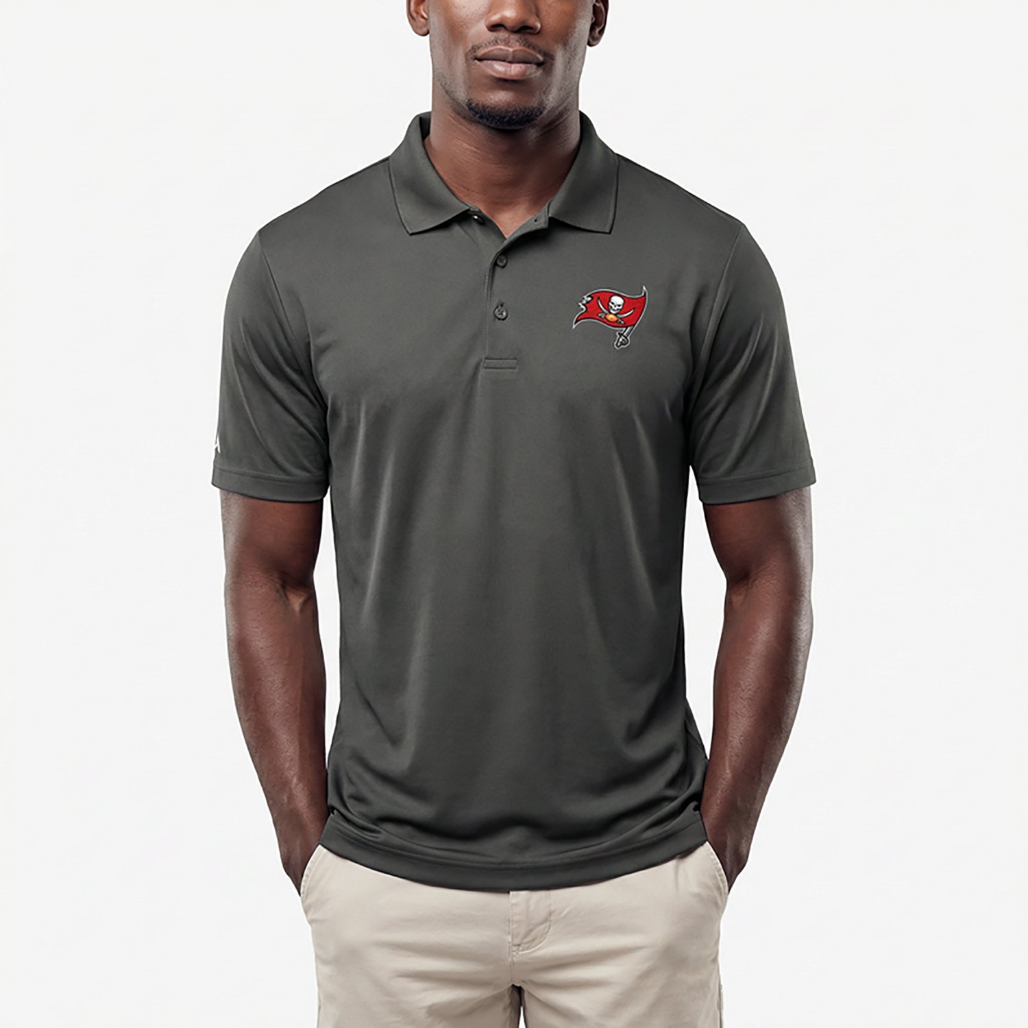 Antigua Men's Buccaneers Legacy Pique Polo Shirt - view number 2