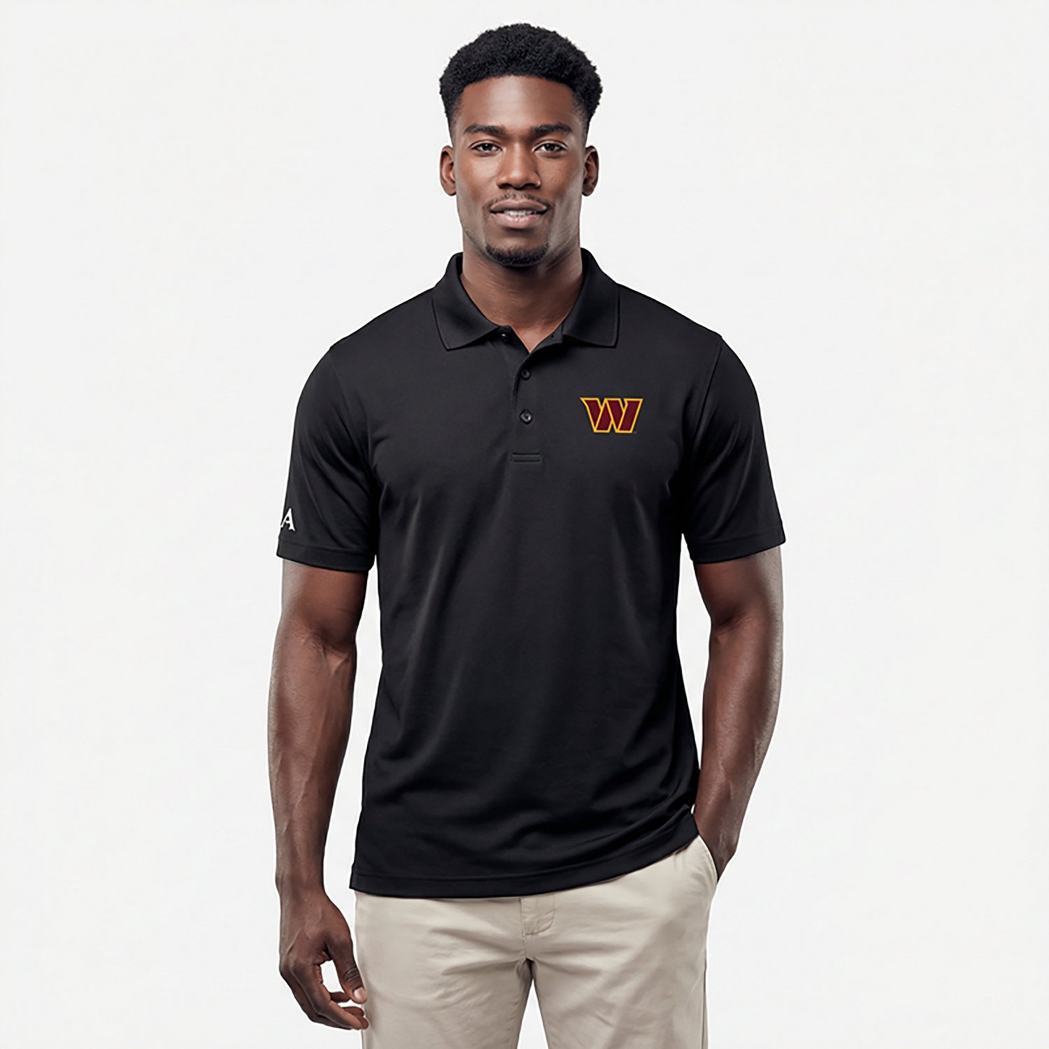 Antigua Men's Washington Commanders Legacy Pique Polo Shirt - view number 2