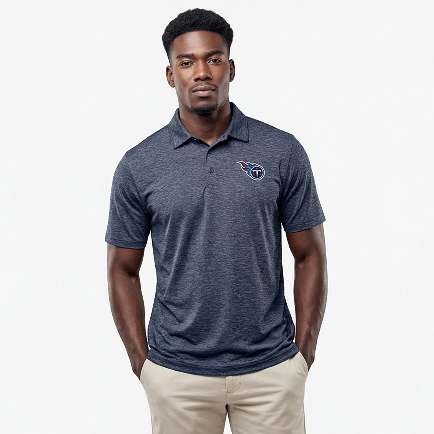 Antigua Men's Titans Par 3 Polo Shirt - view number 2