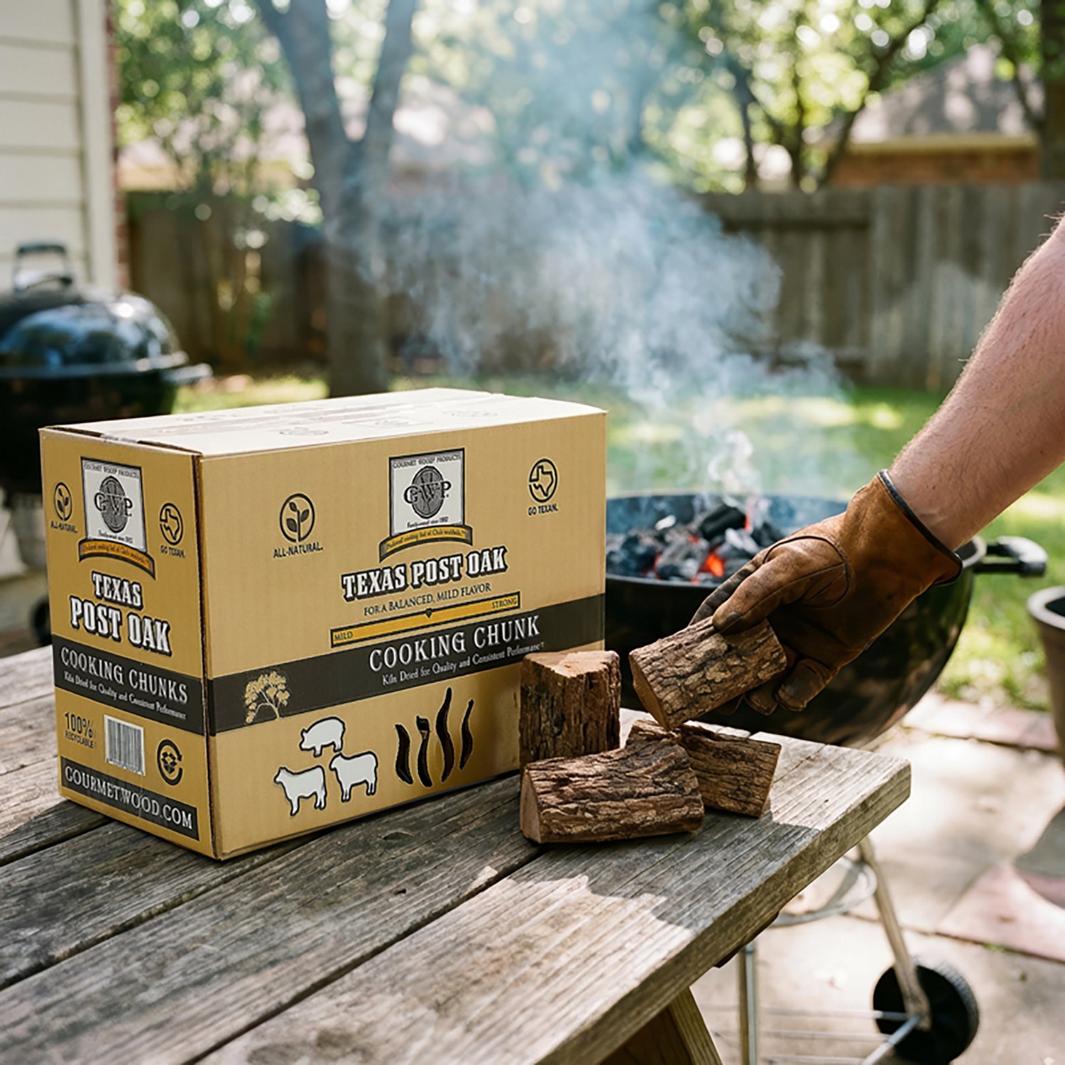 Gourmet Wood Texas Post Oak Cooking Chunks                                                                                       - view number 2