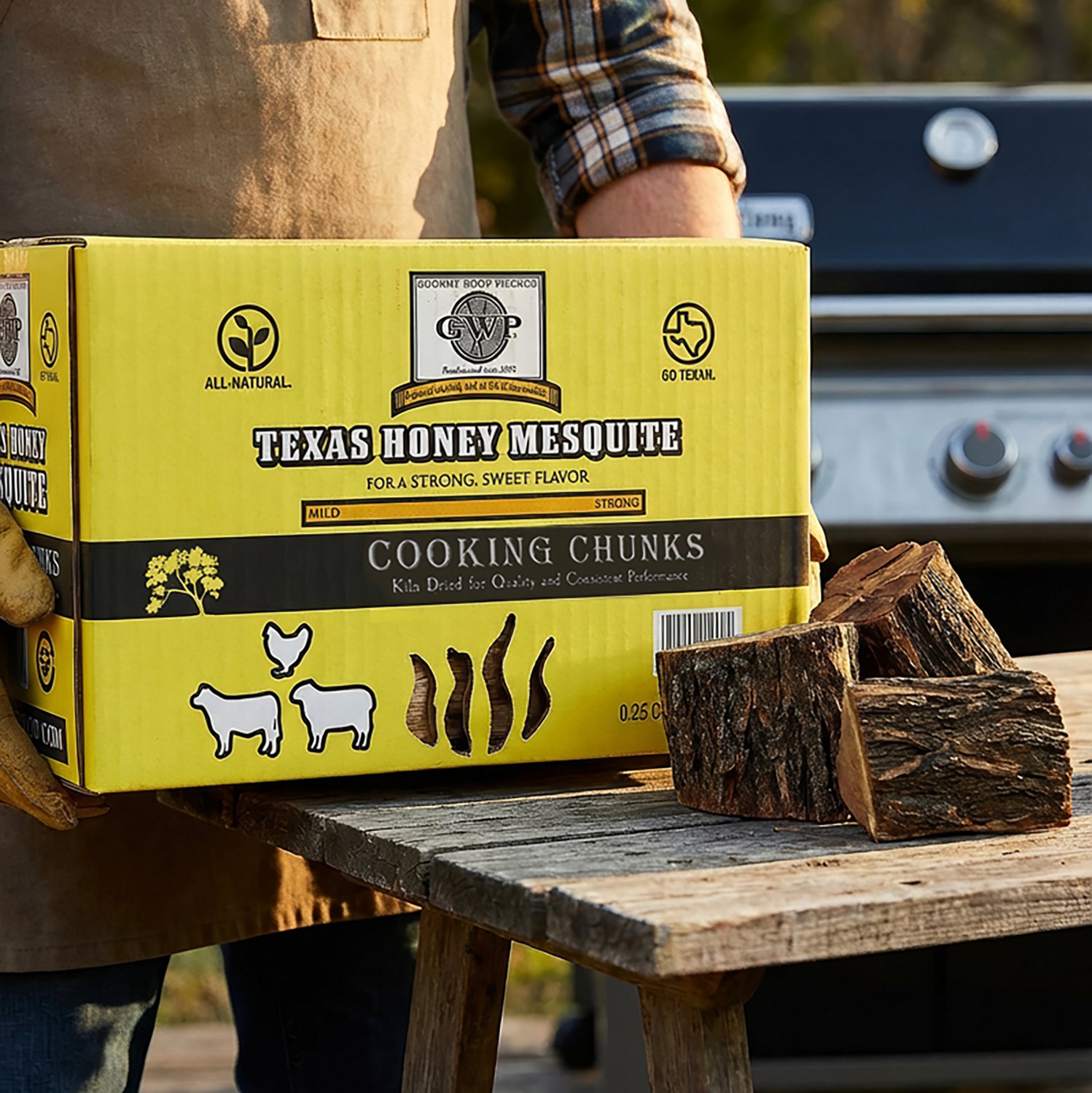 Gourmet Wood Texas Honey Mesquite Cooking Chunks - view number 2