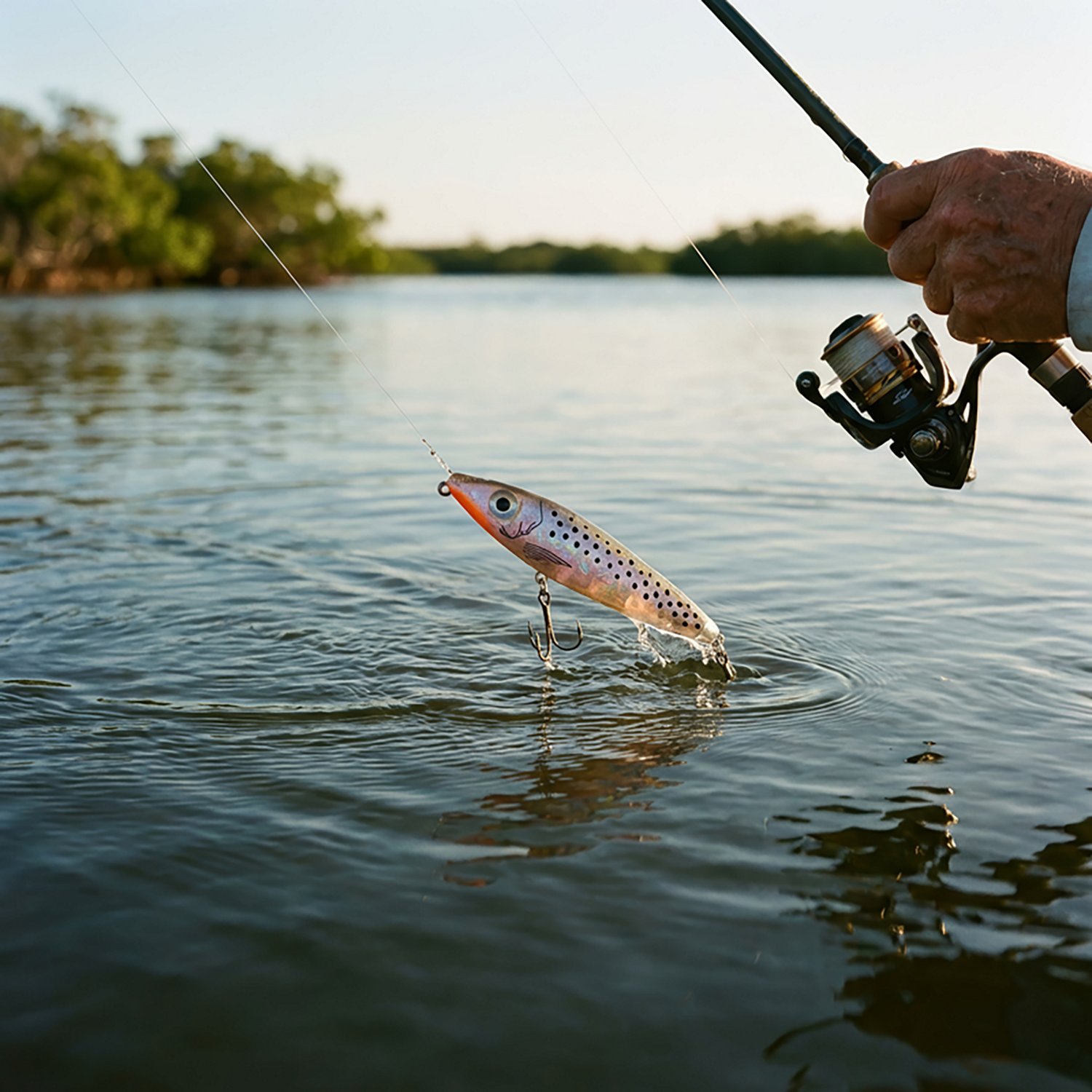 MirrOlure C-Eye Pro Dog Jr Surfgace 4 in Topwater Bait - view number 2