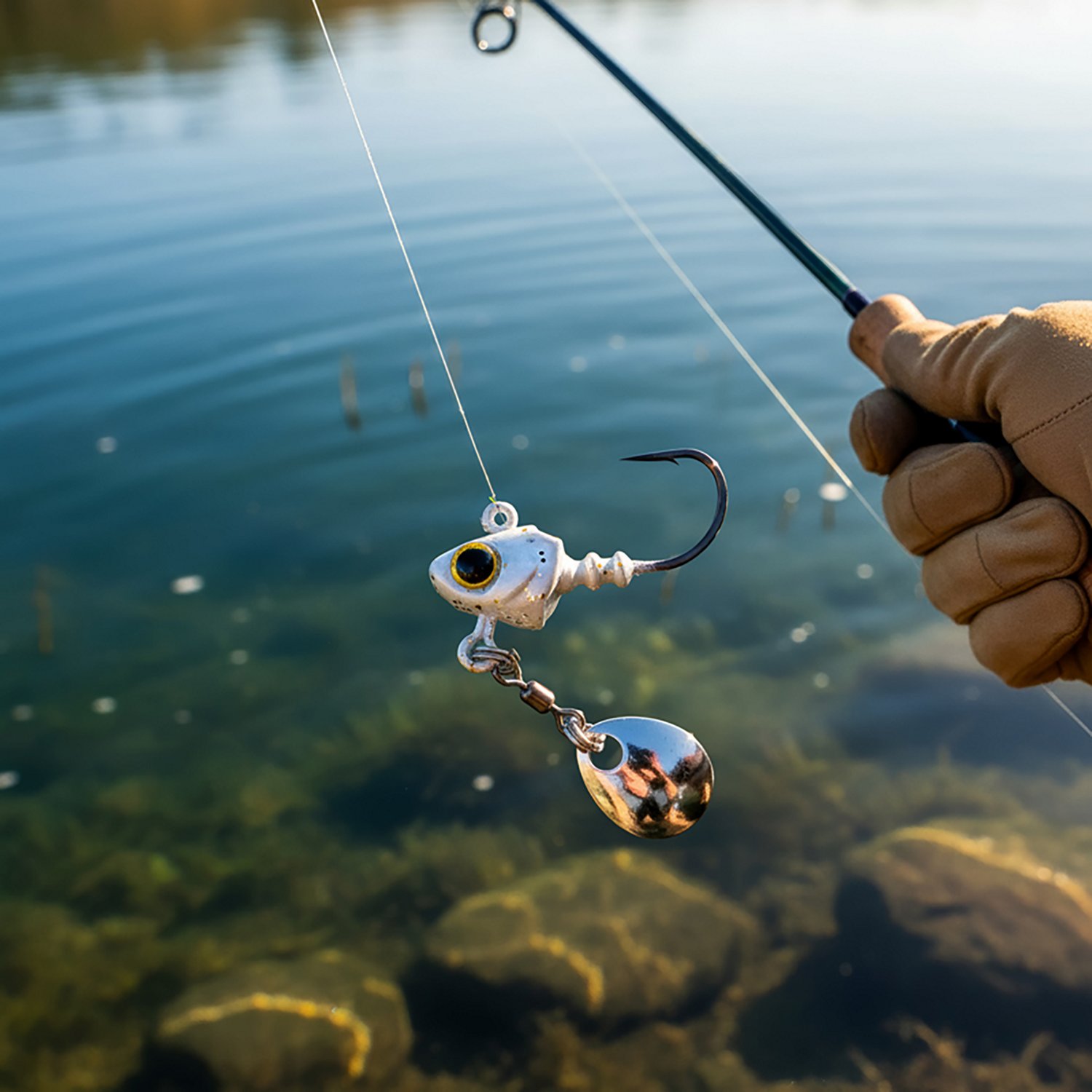 6th Sense Pecos Underspin 1/8 oz Jig Heads 3-Pack                                                                                - view number 2