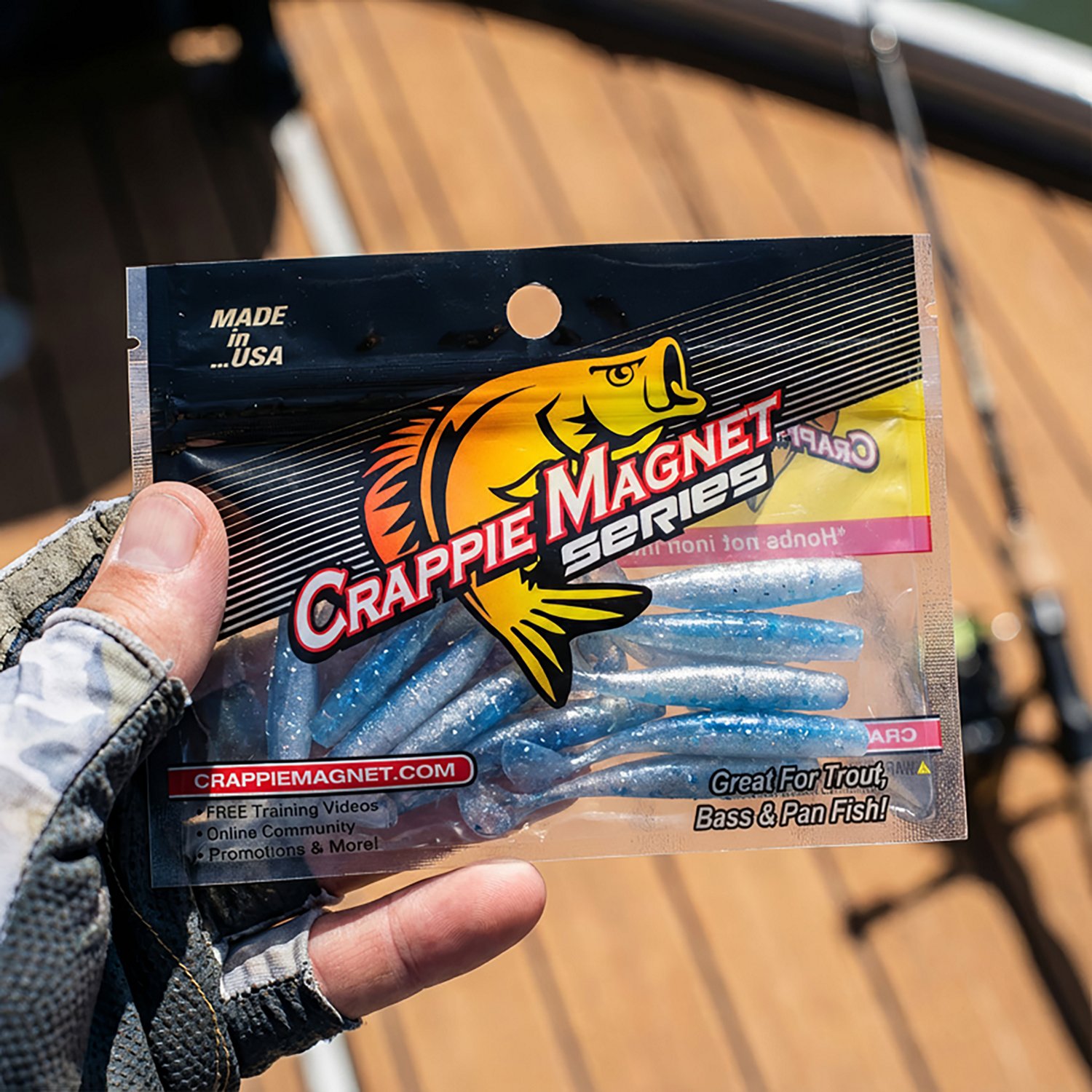 Crappie Magnet Series Tiny Dancer 1.75 in Soft Bait 12-Pack - view number 2