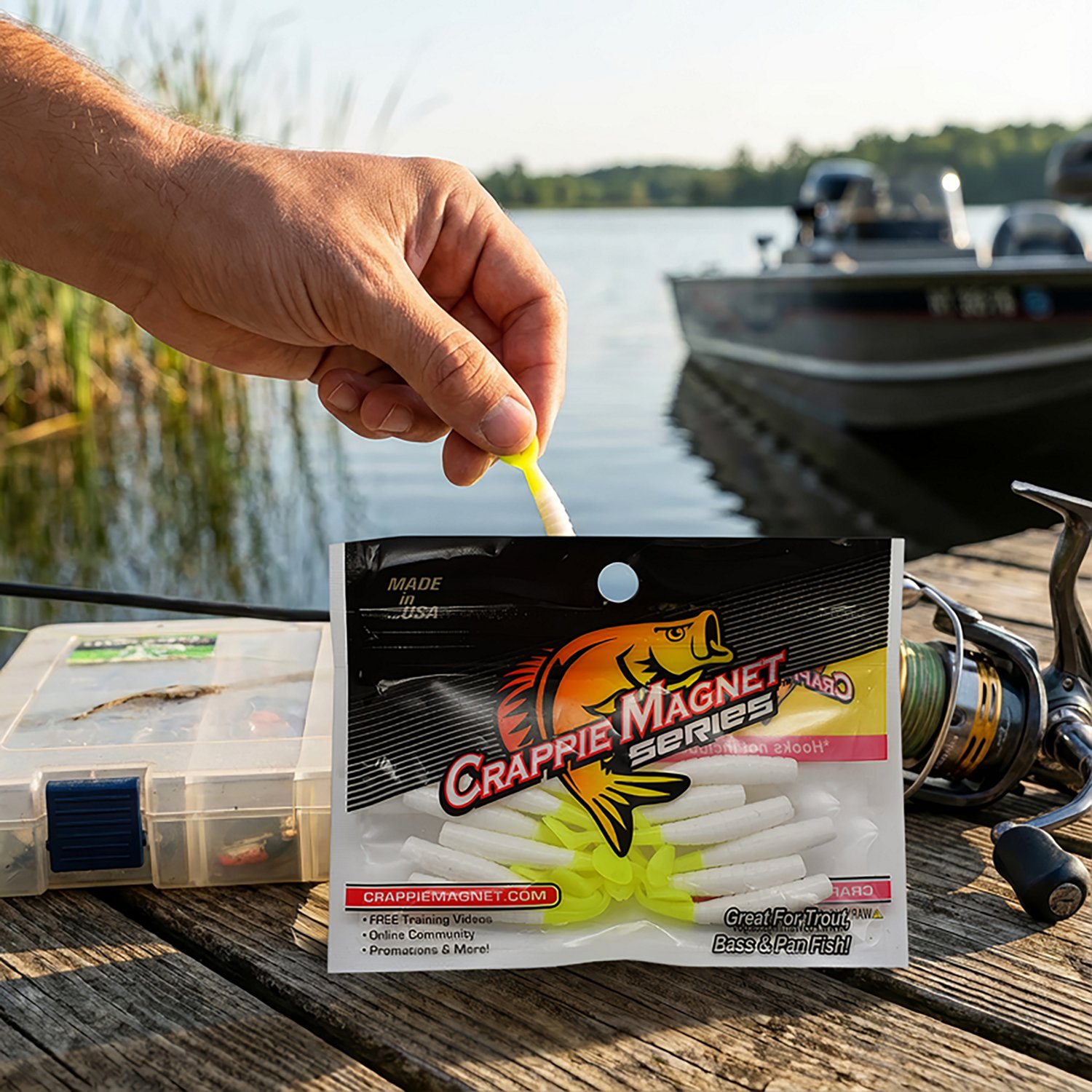 Crappie Magnet Series Tiny Dancer 1.75 in Soft Bait 12-Pack - view number 2