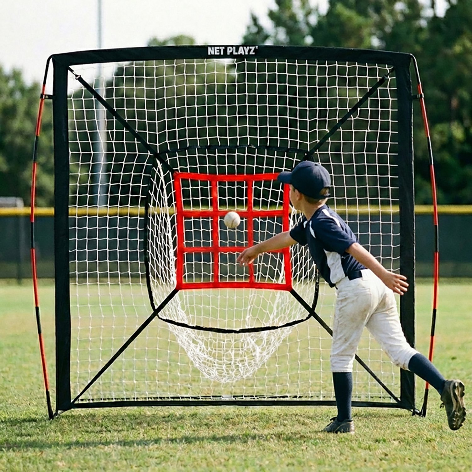NetPlayz 5 ft x 5 ft Baseball Hitting/Pitching Net