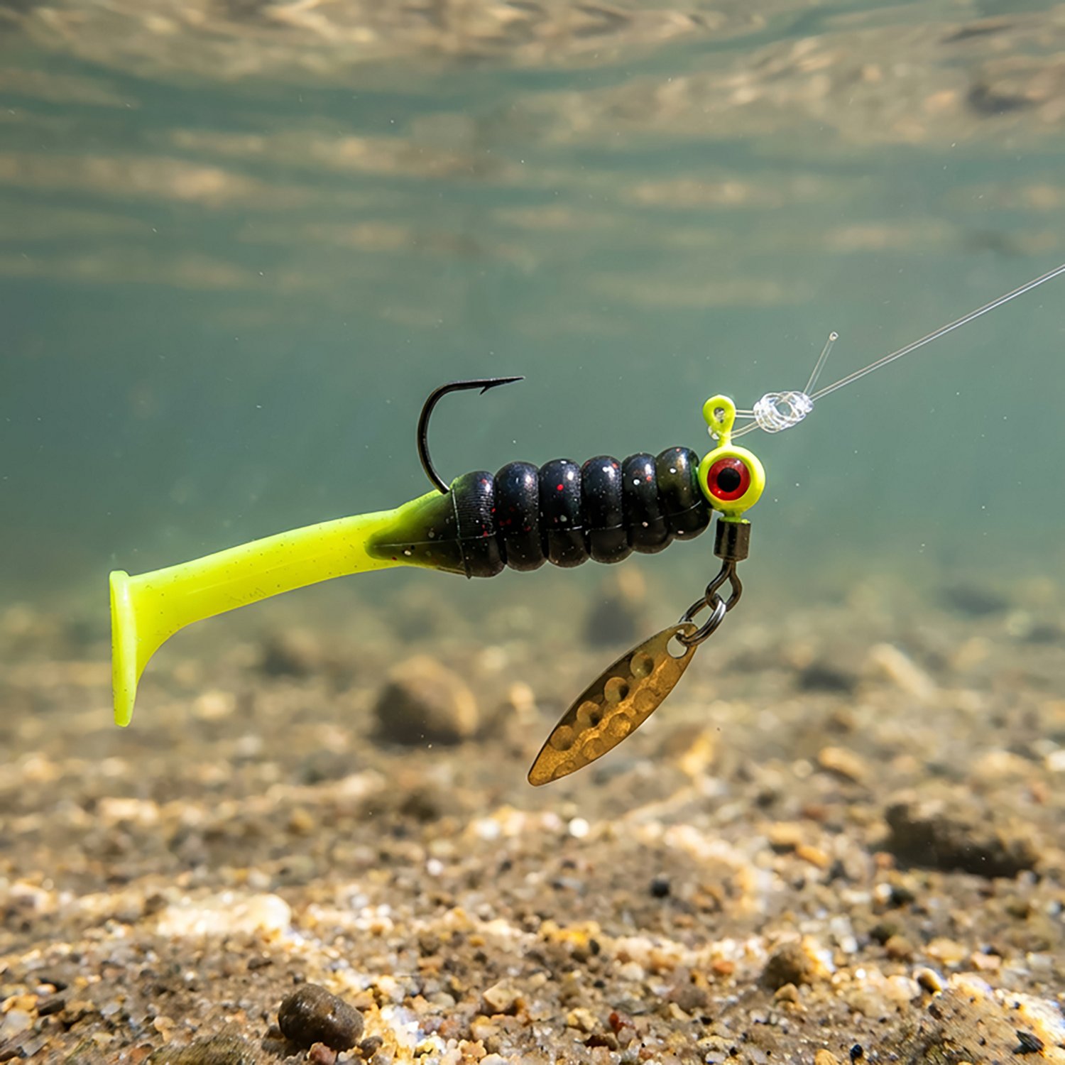 Strike King Mr. Crappie Sausage Head Spins Pre-Rigged Jigs 2-Pack                                                                - view number 2