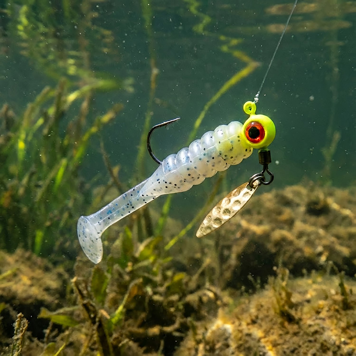 Strike King Mr. Crappie Sausage Head Spins Pre-Rigged Jigs 2-Pack                                                                - view number 4
