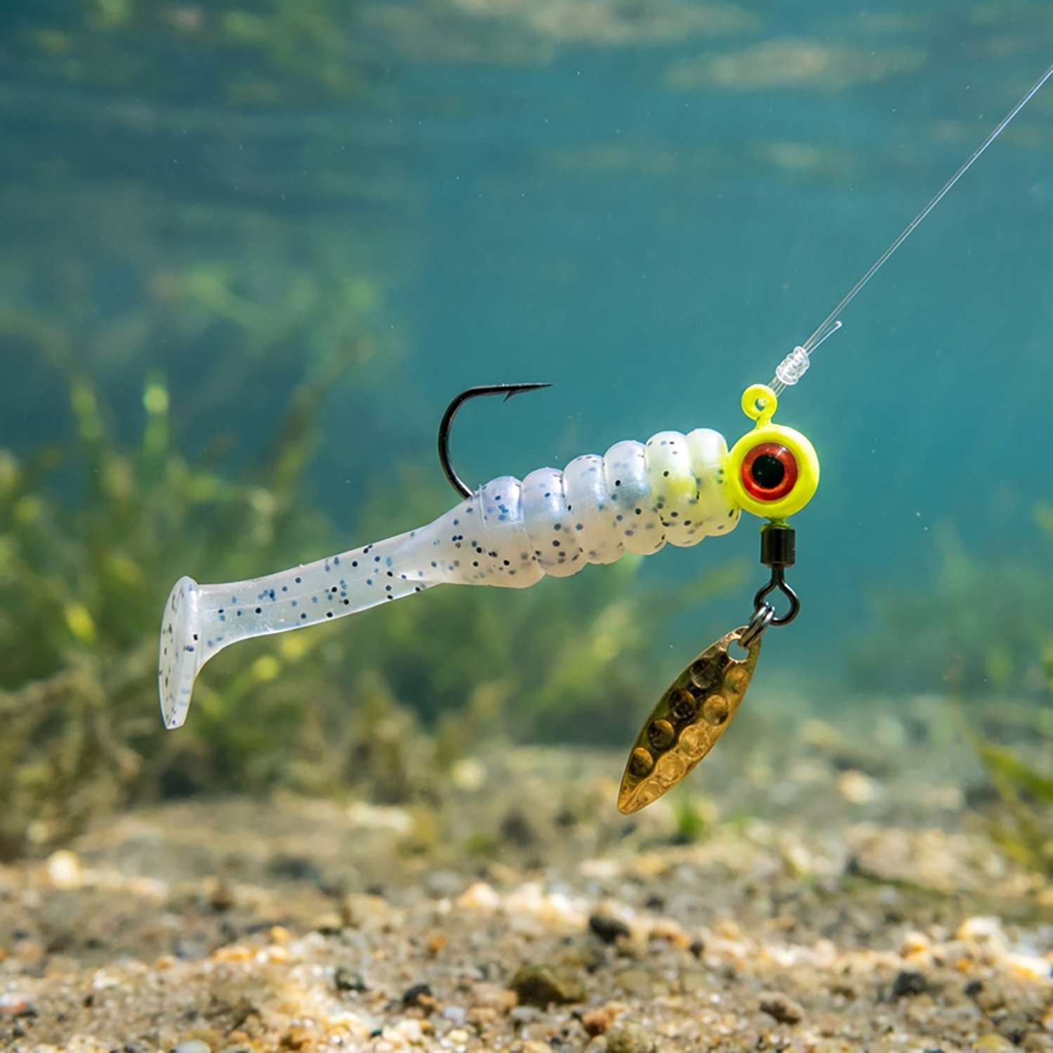 Strike King Mr. Crappie Sausage Head Spins Pre-Rigged Slabalicious 1/8 Bait - view number 4
