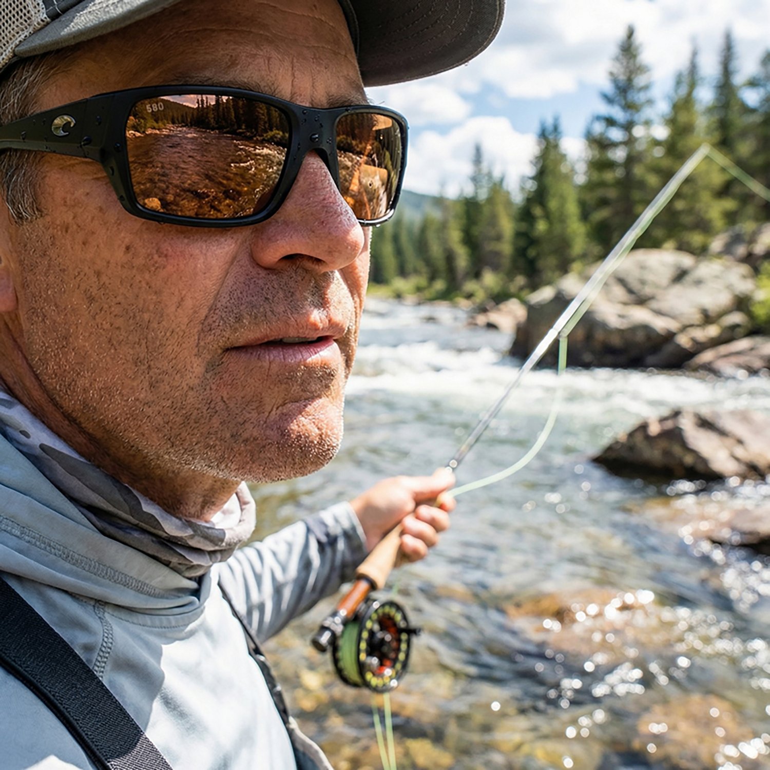 Costa Del Mar Tailfin Mirror 580G Sunglasses - view number 7