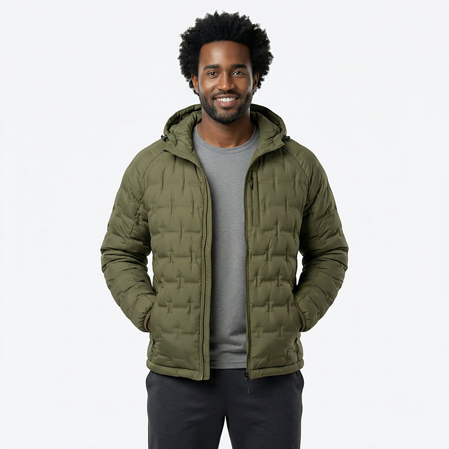Magellan Outdoors Men's Backpacker Trail Textured Puffer Jacket - view number 2