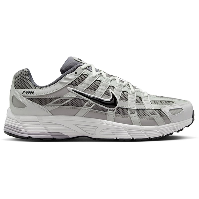 Nike Mens P-6000 - Running Shoes - Grey / Black / Black Size 12.0
