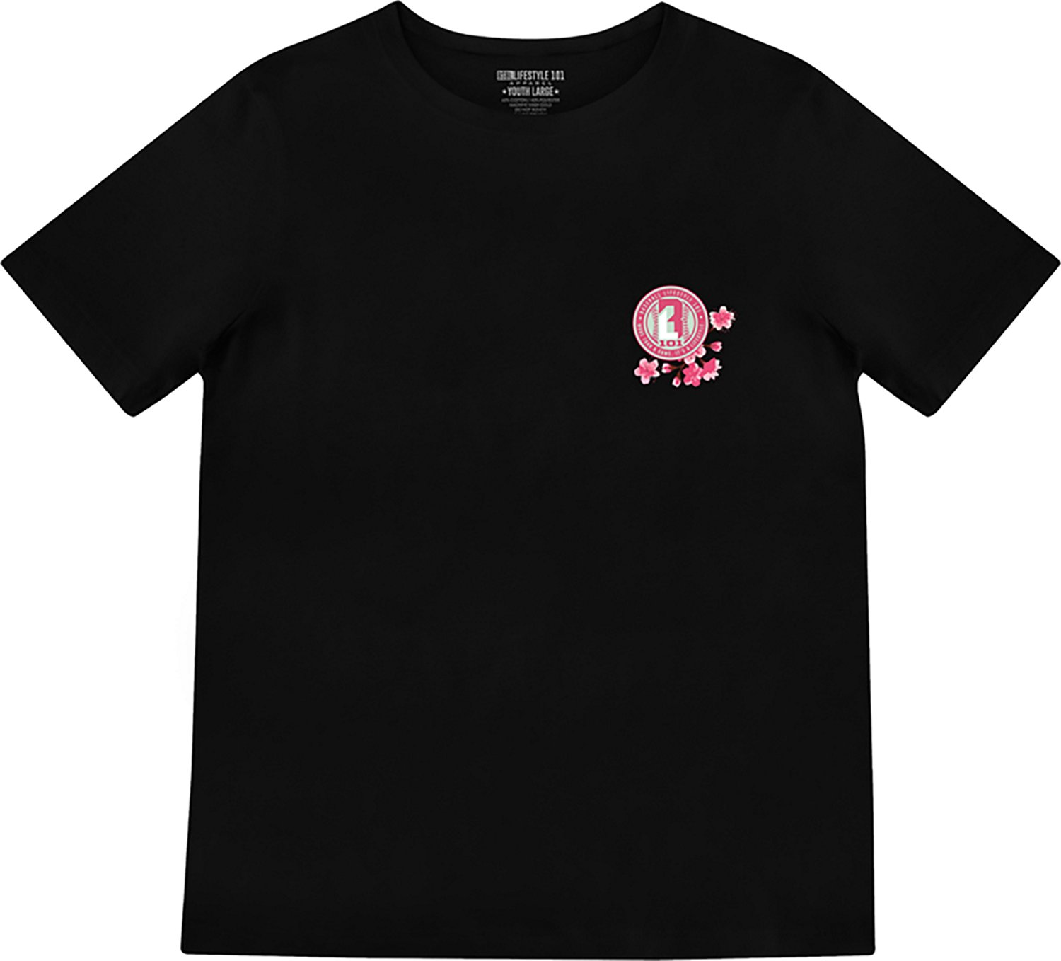Baseball Lifestyle 101 Boys' Mother's Day 2026 Cherry Blossoms Established T-shirt - view number 2