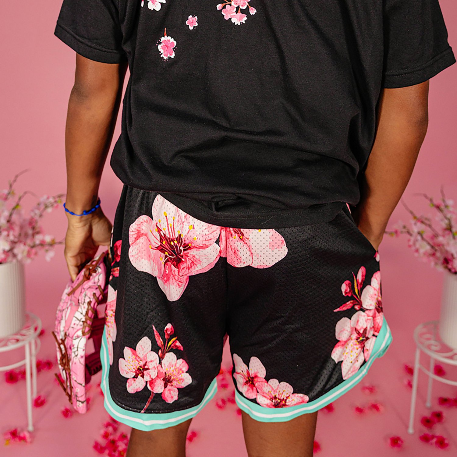 Baseball Lifestyle 101 Boys' Mother's Day 2026 Cherry Blossoms Court Shorts 5 in - view number 4