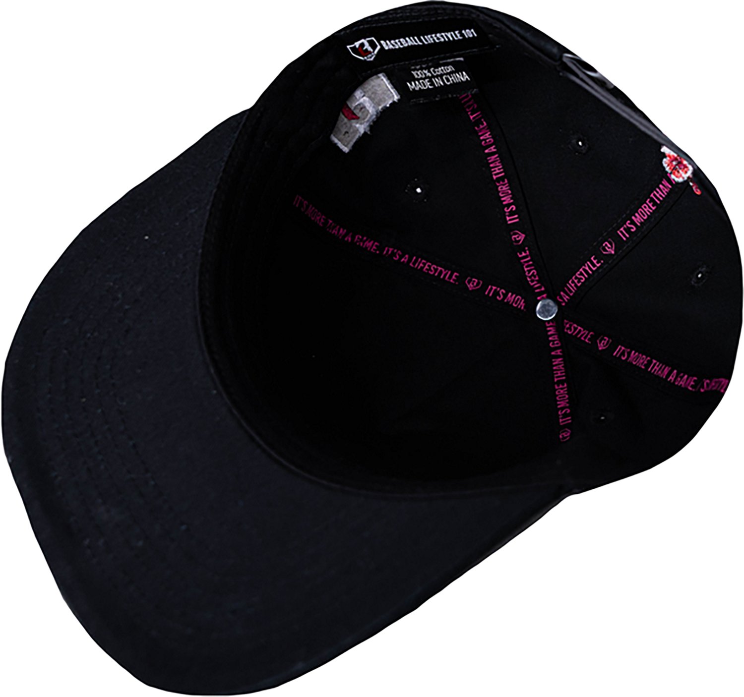 Baseball Lifestyle 101 Men's Cherry Blossoms Snapback Hat - view number 4