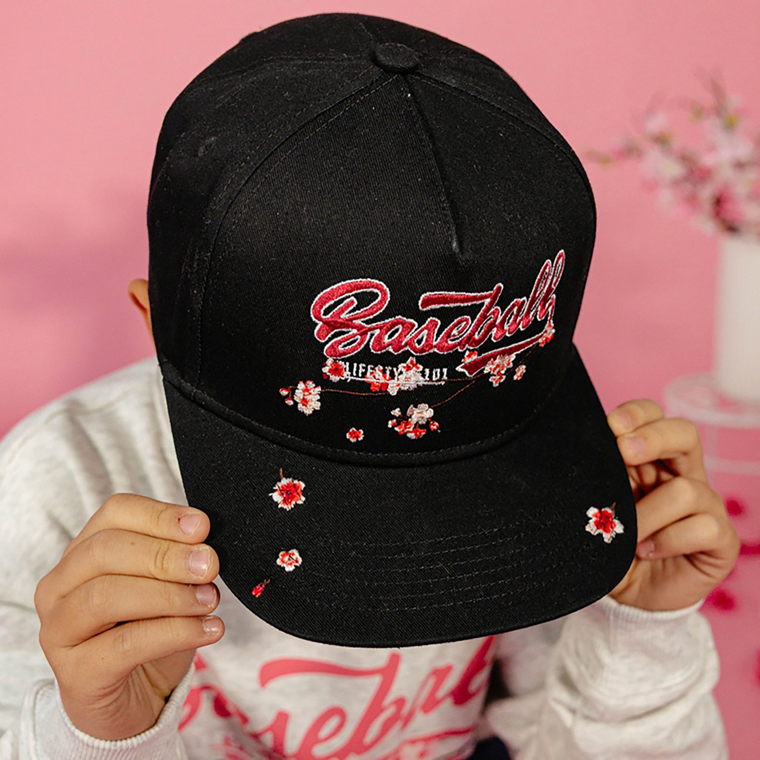 Baseball Lifestyle 101 Men's Cherry Blossoms Snapback Hat - view number 6