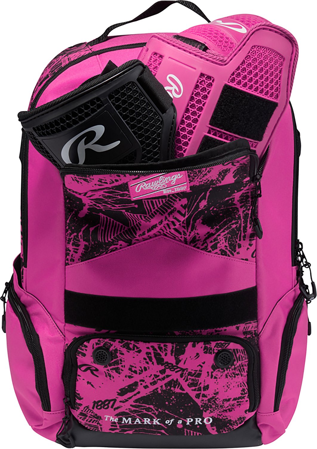 Rawlings Gamer Series Baseball Backpack Bat and Gear Bag - view number 7