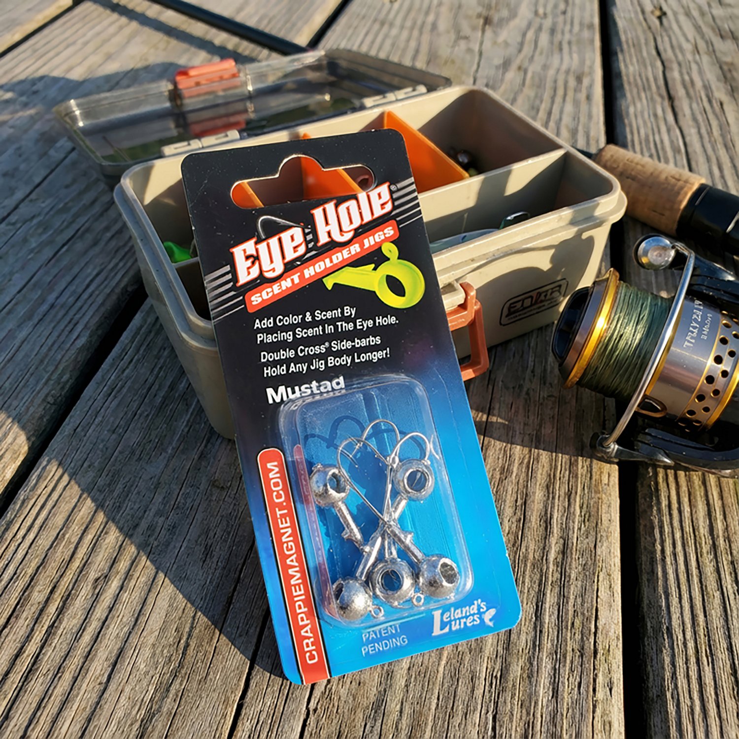 Leland Lures Eye Hole Round Head 1/16 oz Jigheads 5-Pack - view number 3