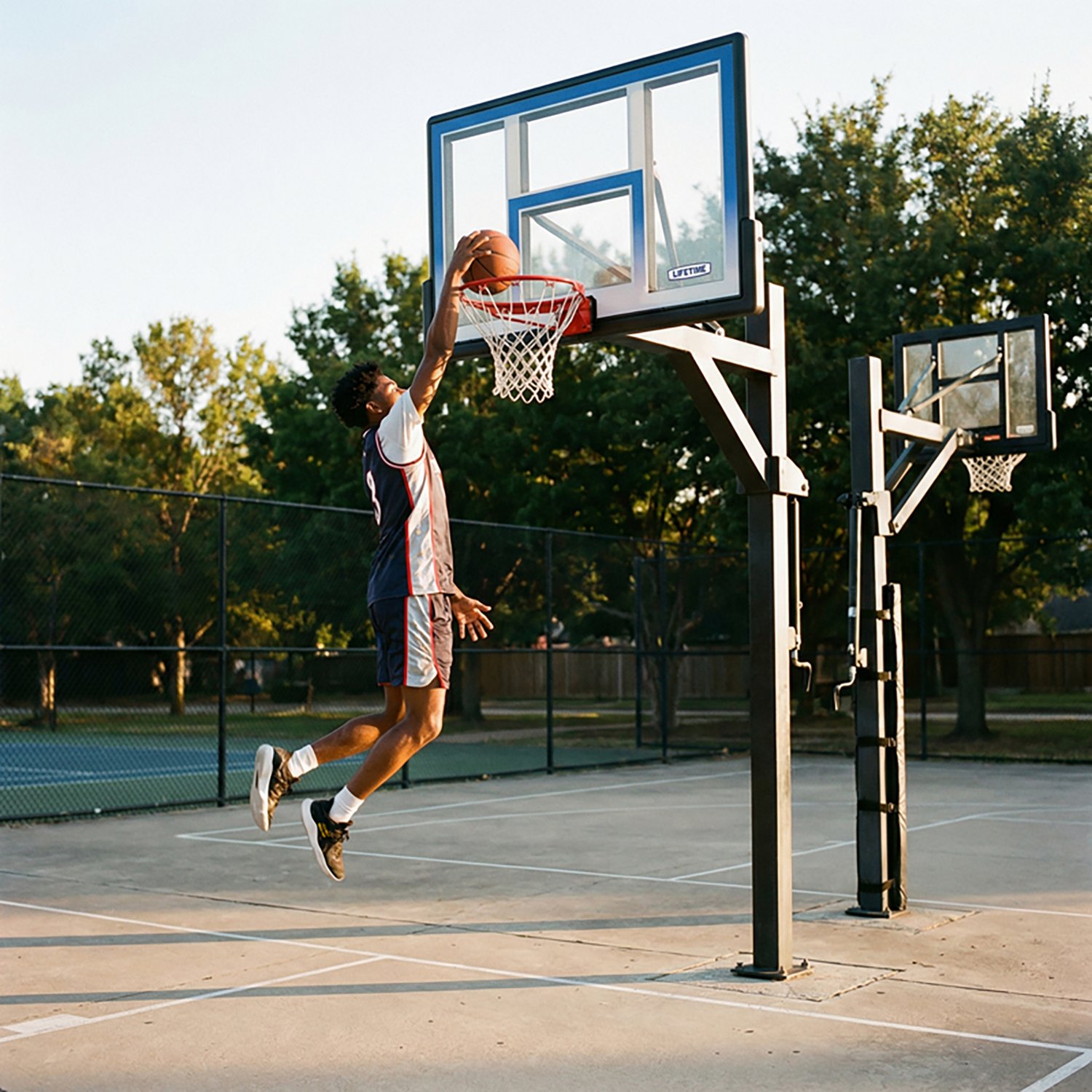 Lifetime Basketball 48 in Backboard and Rim Combo