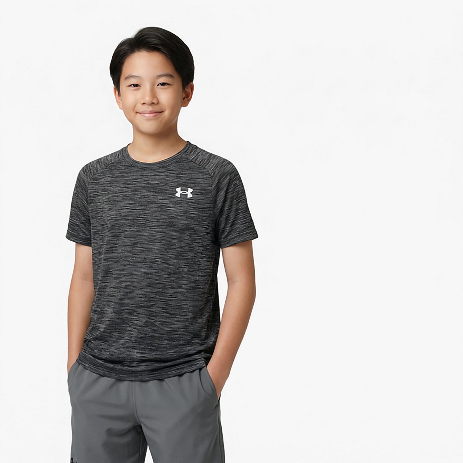 Under Armour Boys' UA Tech™ Textured Short Sleeve T-shirt - view number 2