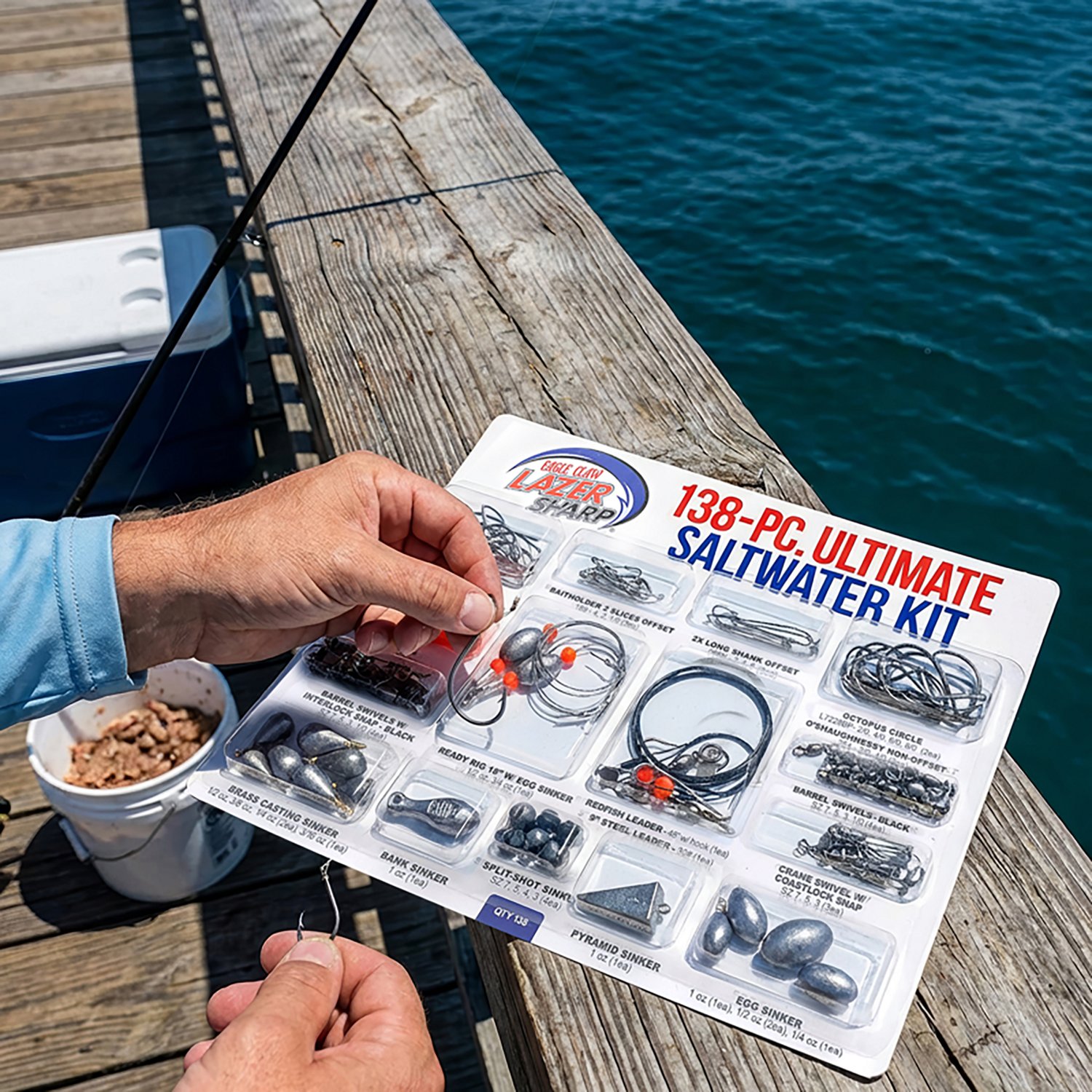 Lazer Sharp Ultimate Saltwater 138-Piece Tackle Kit                                                                              - view number 3
