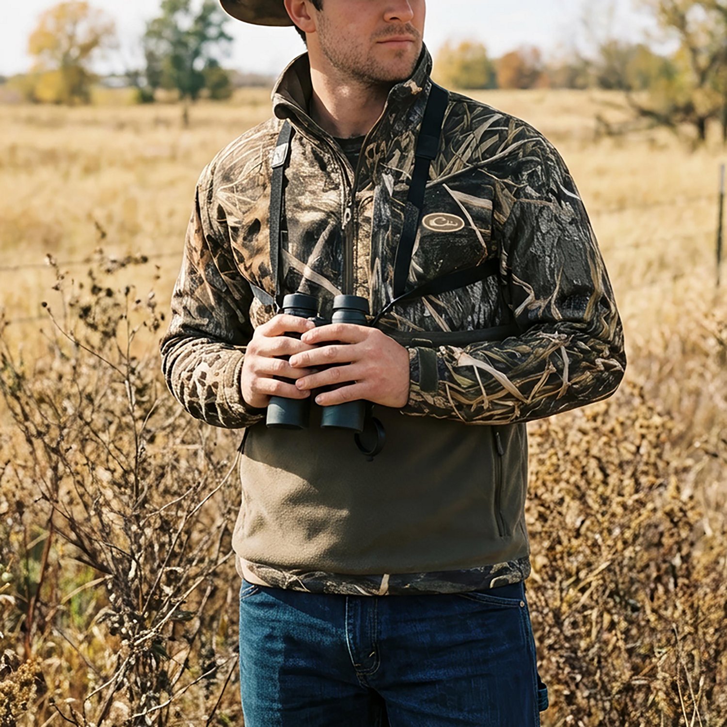 Drake Men's MST Half-Zip Eqwader Bottomland Jacket - view number 4