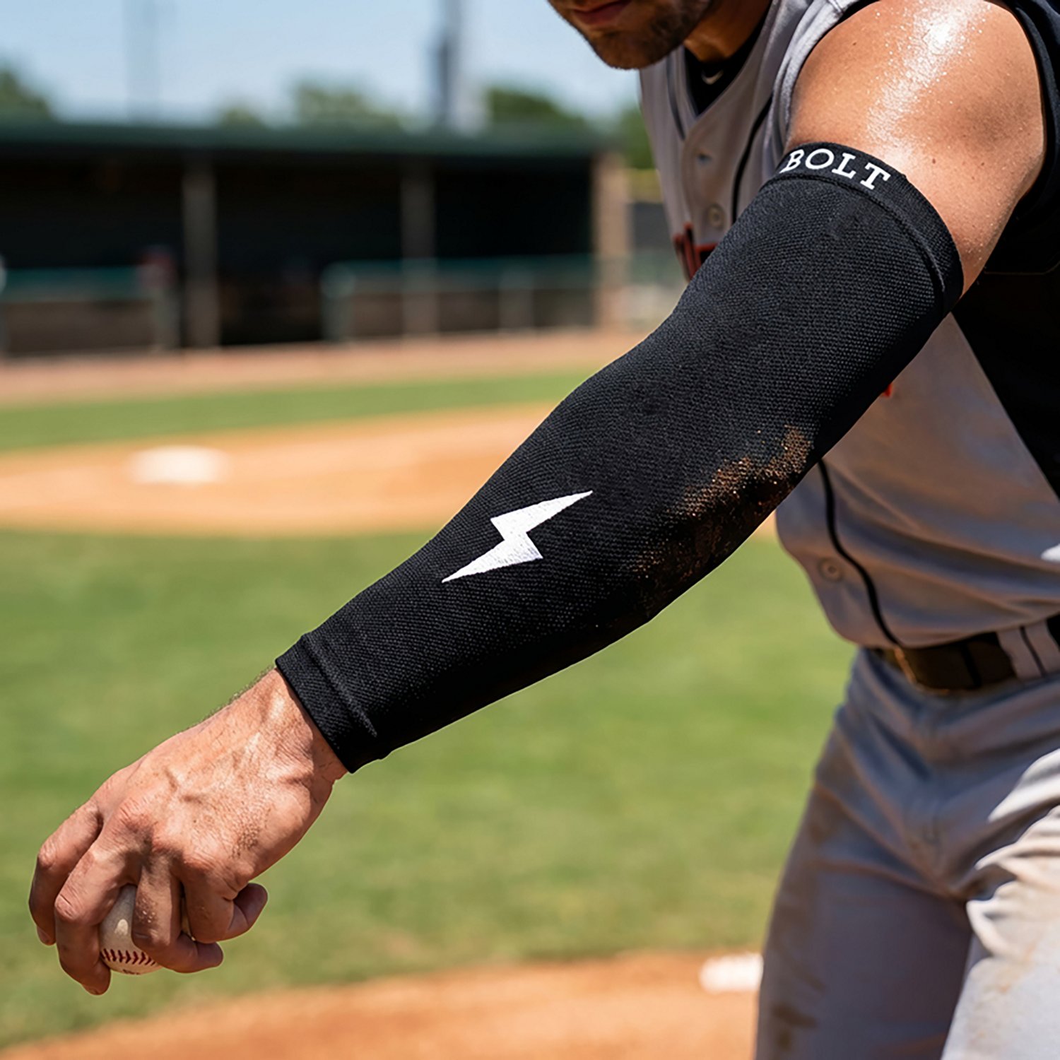 BRUCE BOLT Adults' Graduated Compression Arm Sleeve                                                                              - view number 4