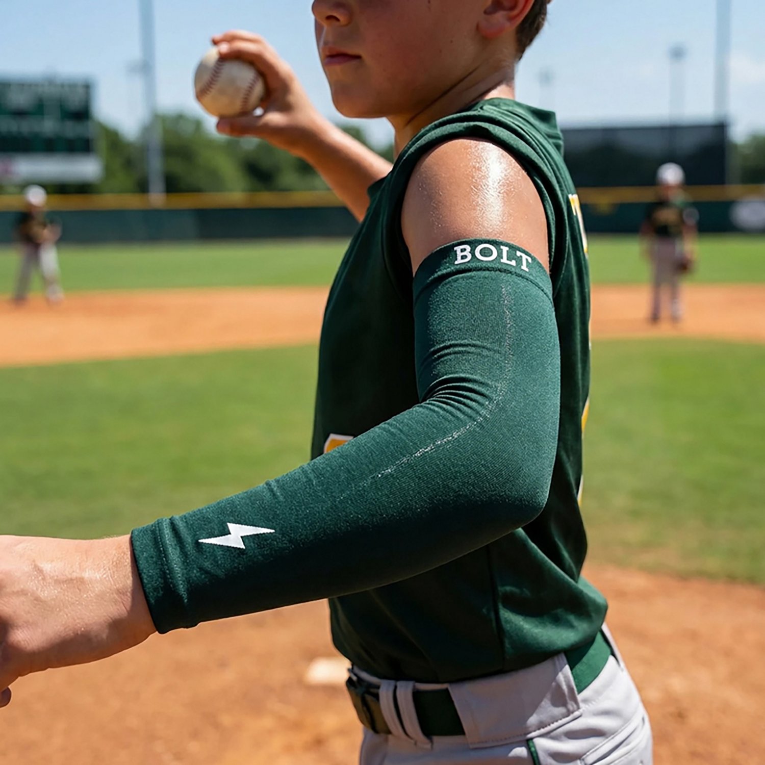 BRUCE BOLT Youth Graduated Compression Arm Sleeve                                                                                - view number 3