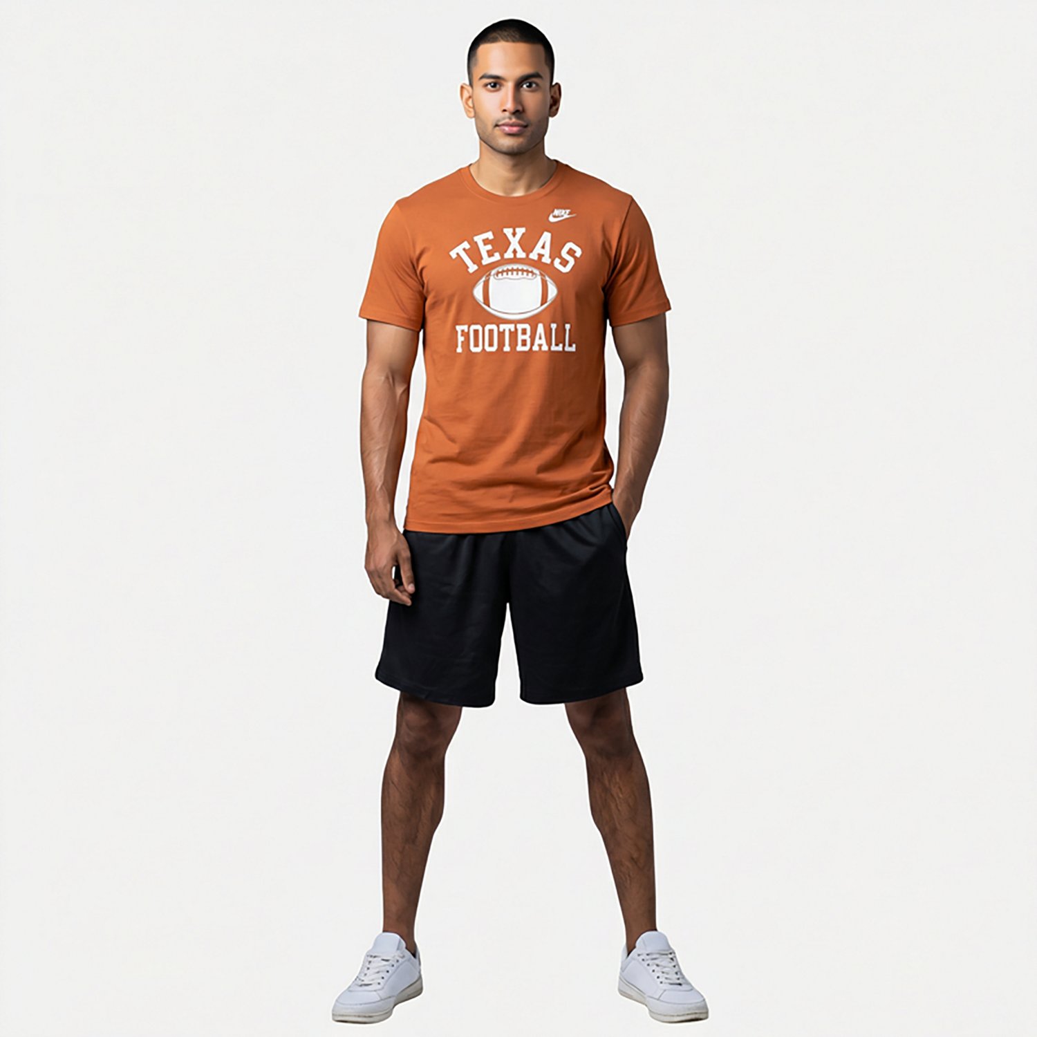 Nike Men's Texas Football Logo Cotton T-shirt - view number 3