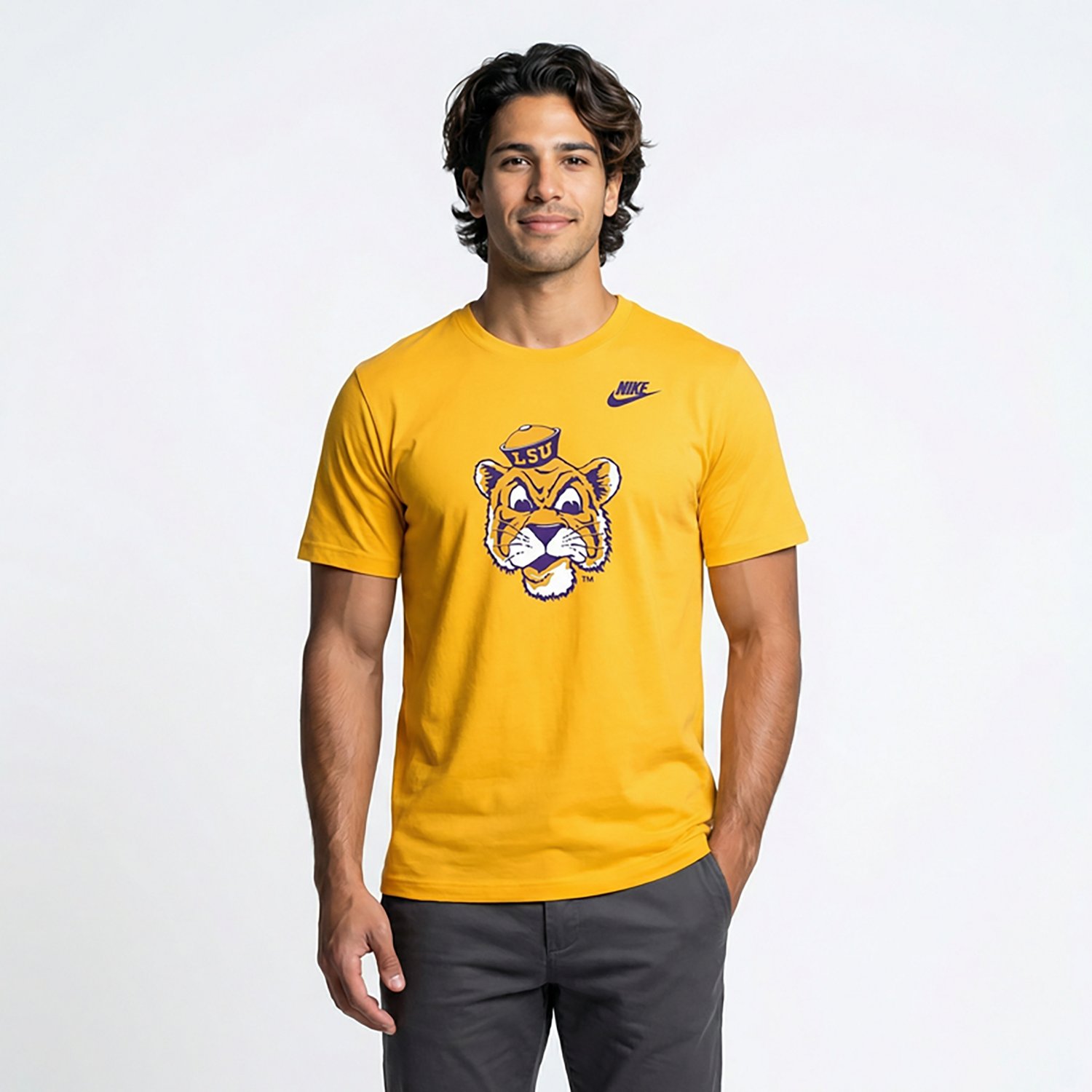 Nike LSU Tigers Legacy Alternate Logo T-Shirt                                                                                    - view number 4