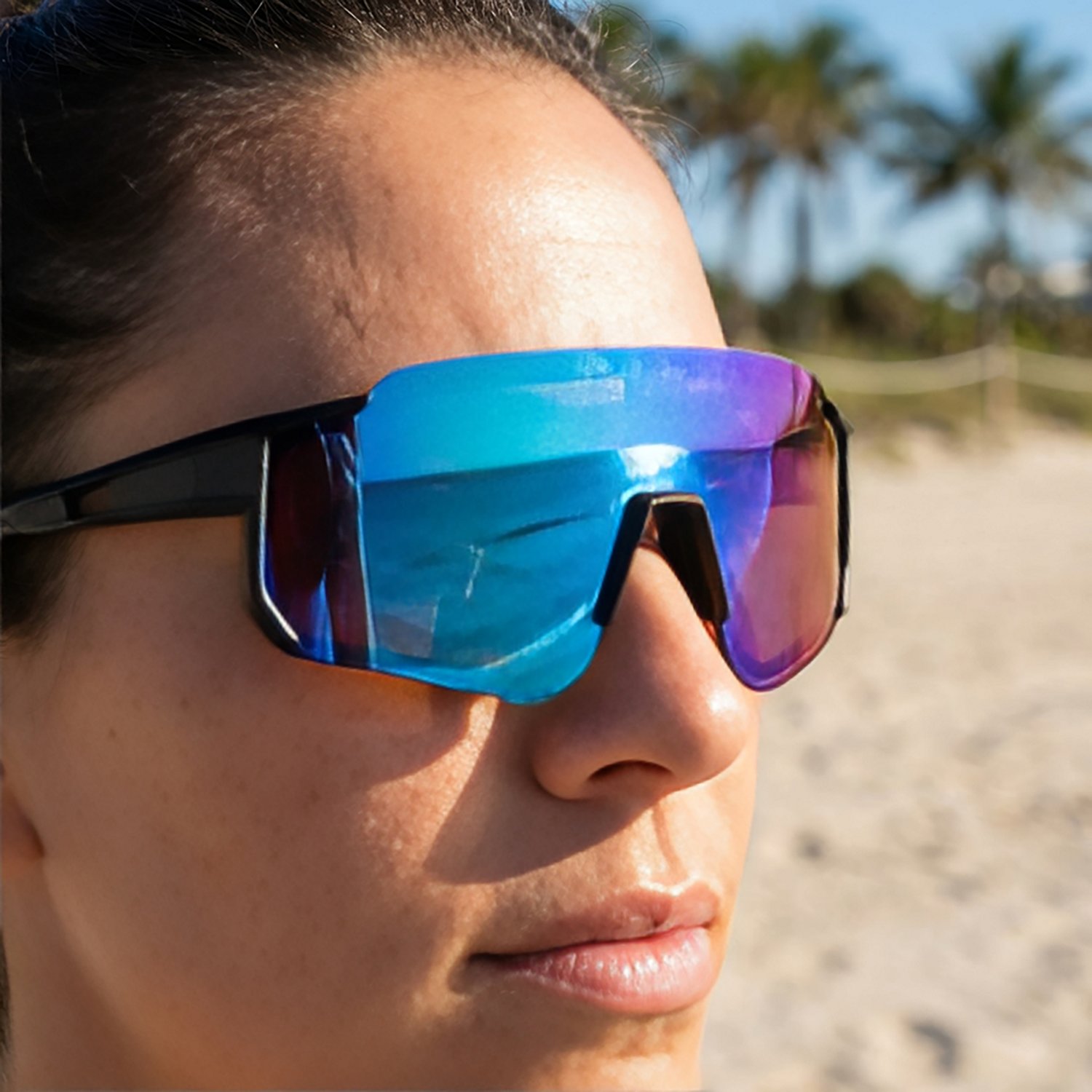 PUGS Adults' Elite Medium Shield Sunglasses                                                                                      - view number 5