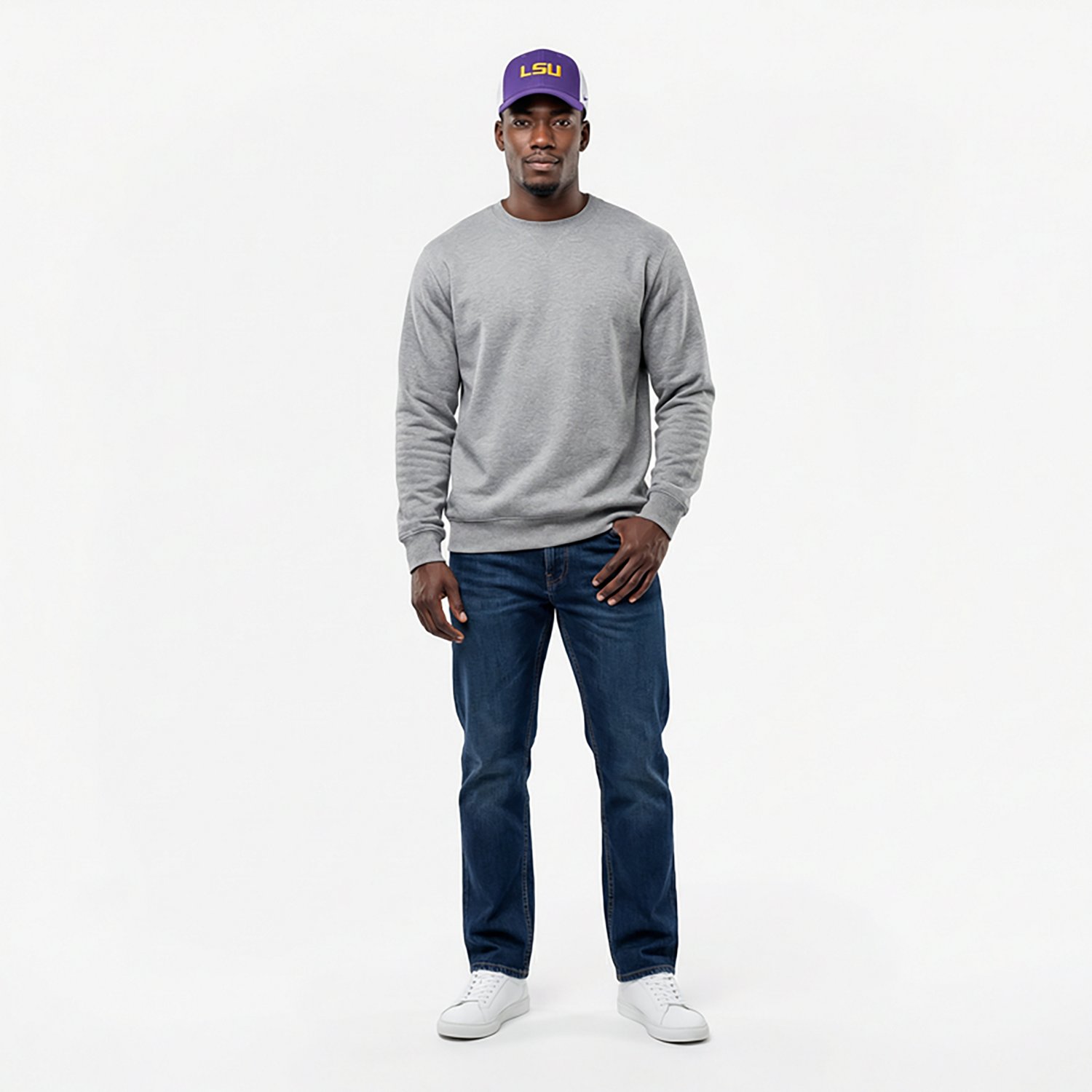 Nike LSU Team Logo Club Cap Unstructured Adjustable Meshback Cap