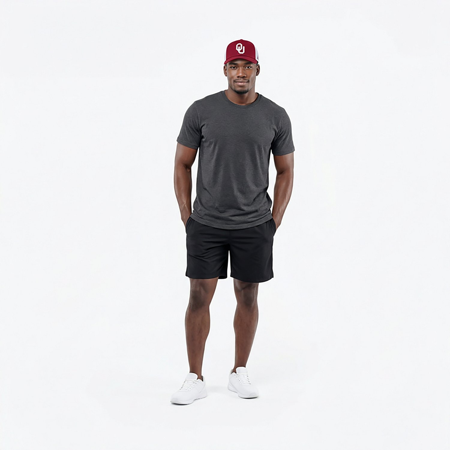 Jordan Oklahoma Team Logo Club Cap Unstructured Adjustable Meshback Cap - view number 3