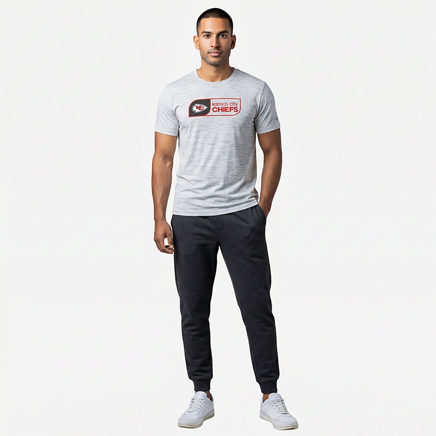 Nike Men's Chiefs Velocity Jock Tag T-shirt - view number 2