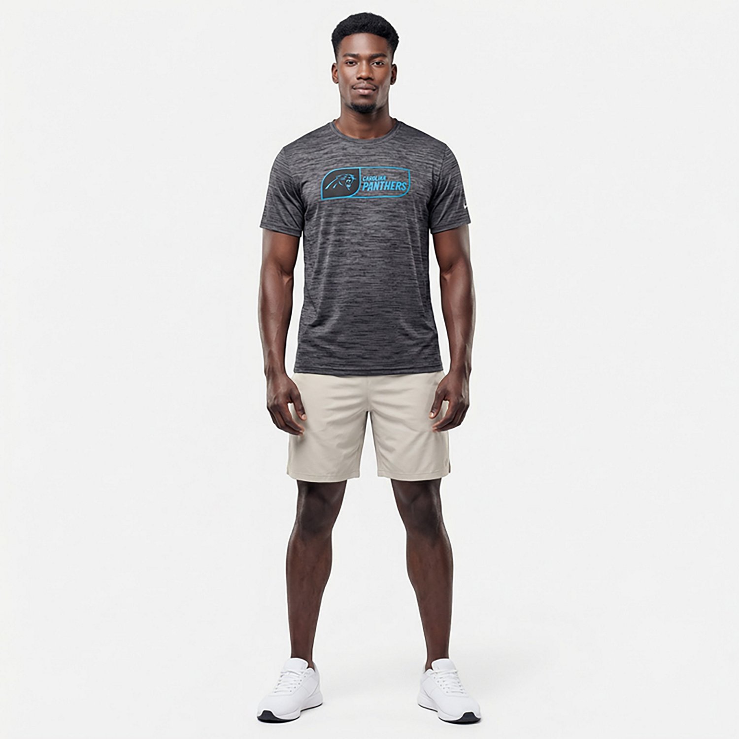 Nike Men's Panthers Velocity Jock Tag T-shirt - view number 2