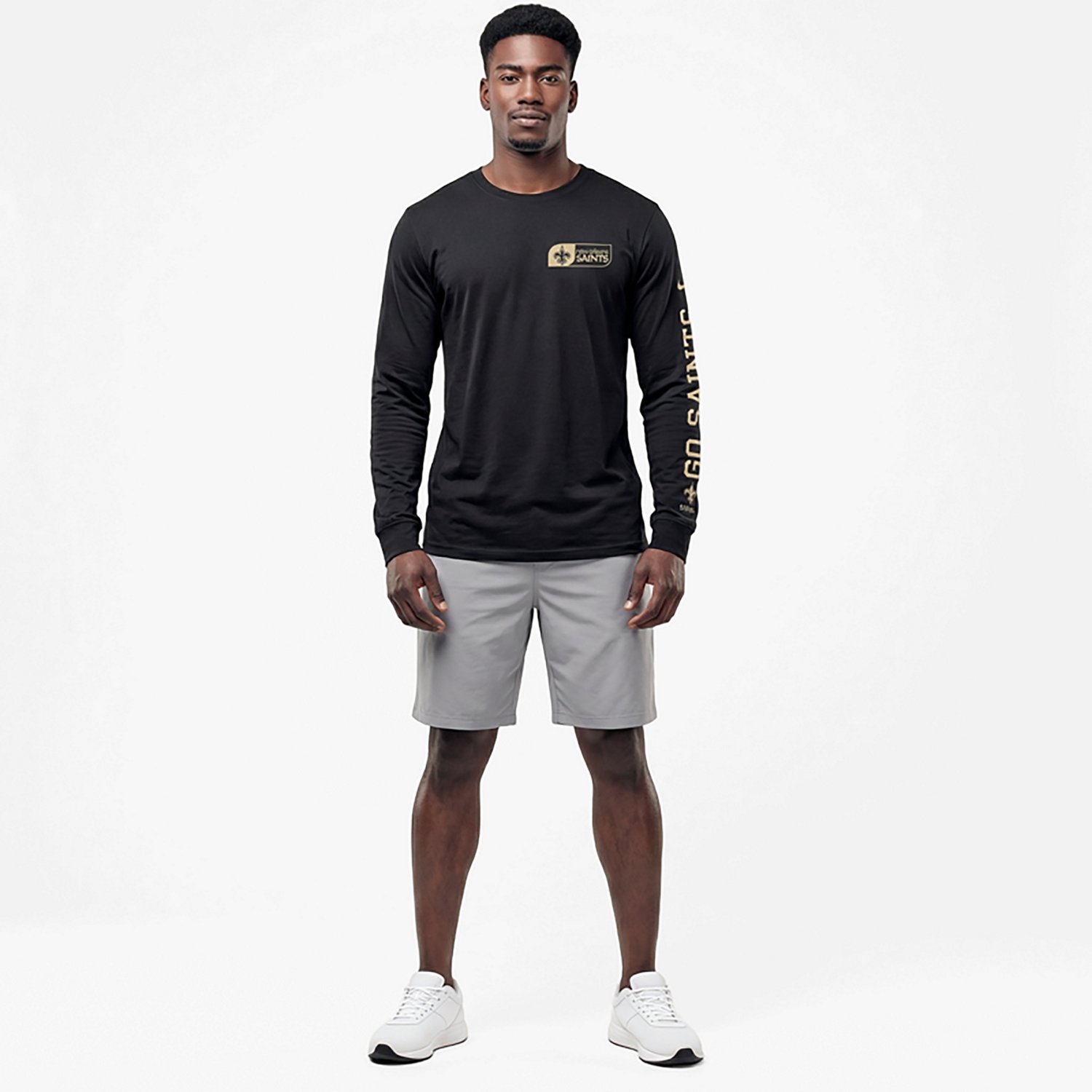 Nike Men's Saints All Out Essential Long Sleeve T-shirt - view number 3