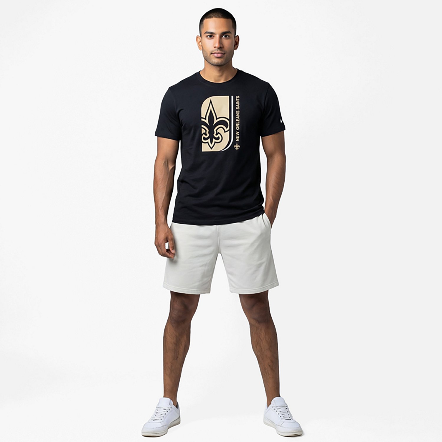 Nike Men's Saints Sport Team Lockup Essential T-shirt - view number 2
